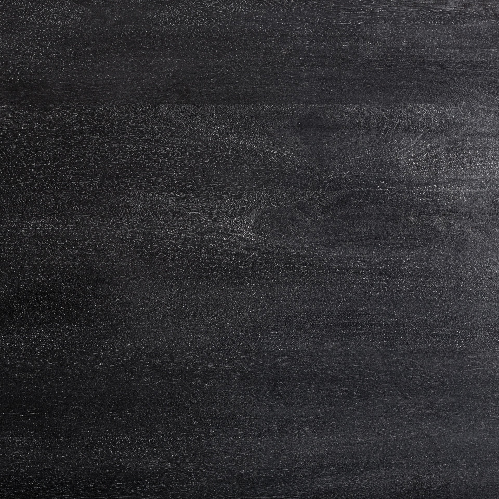 Oval Table NAUEN Black Mango Wood