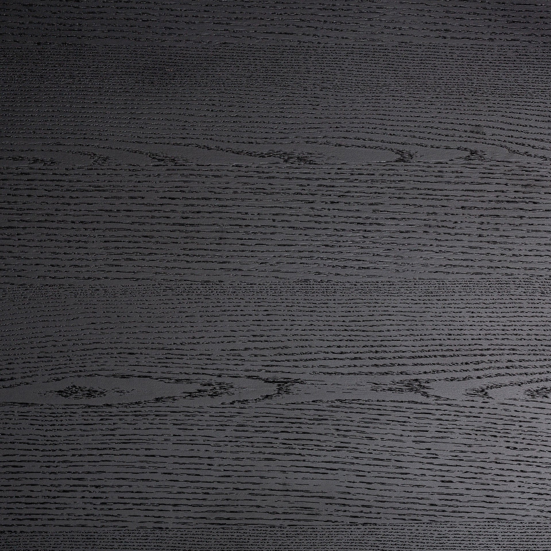 Oval Table WEGGIS Black Oak Wood