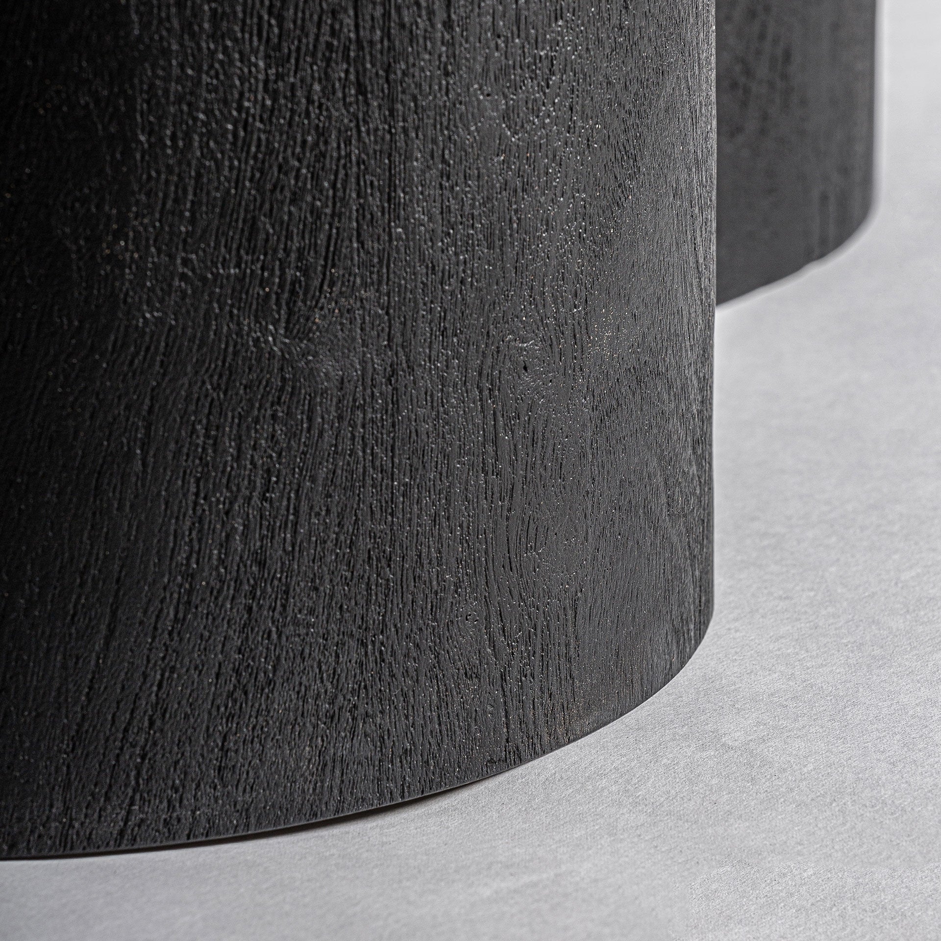 WORTZ Table Black Acacia Wood