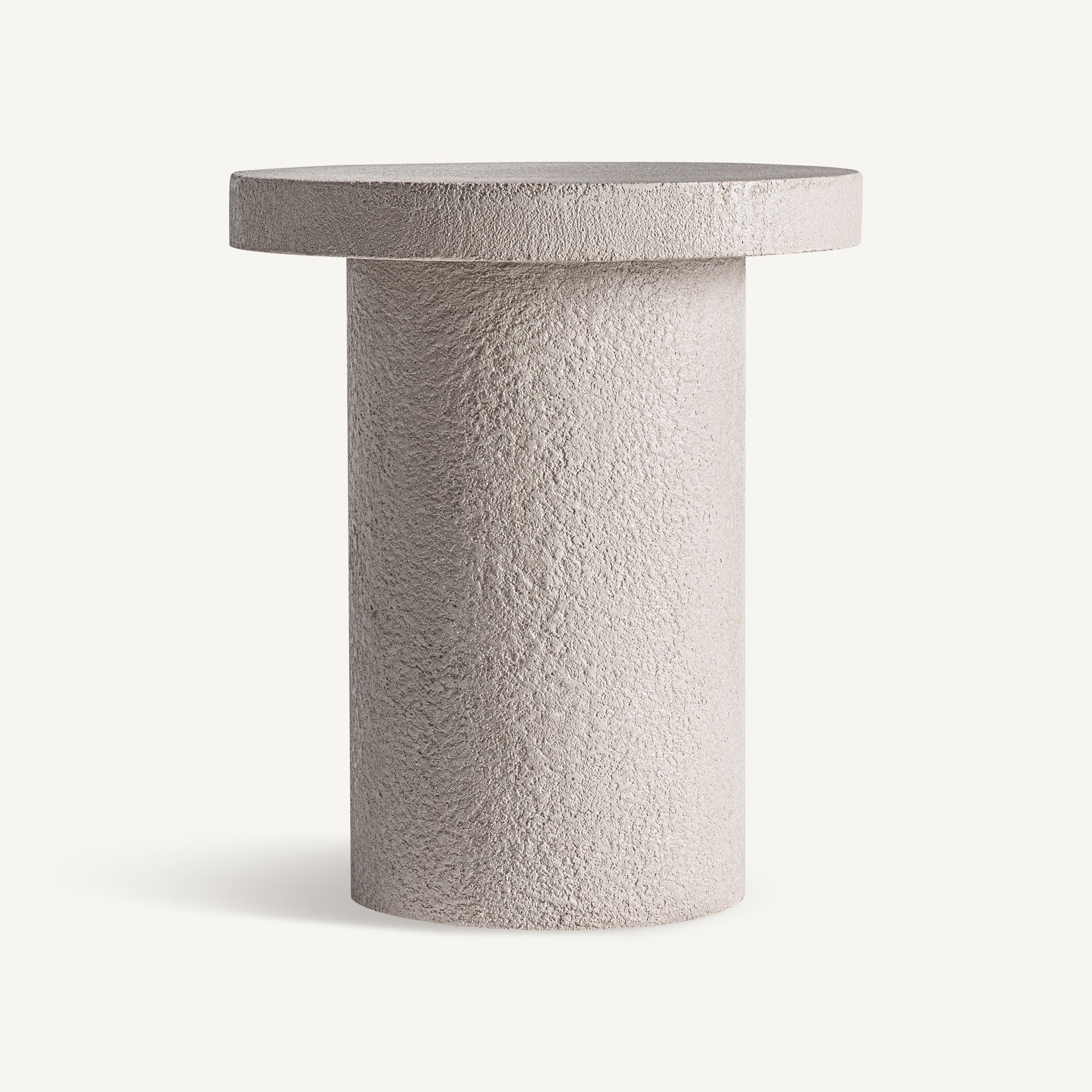 Outdoor Side Table BANFE Broken White