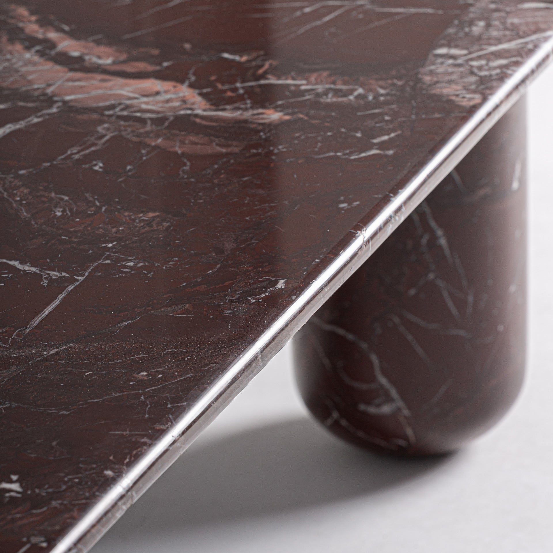 Salontafel BOURG bordeaux marmer