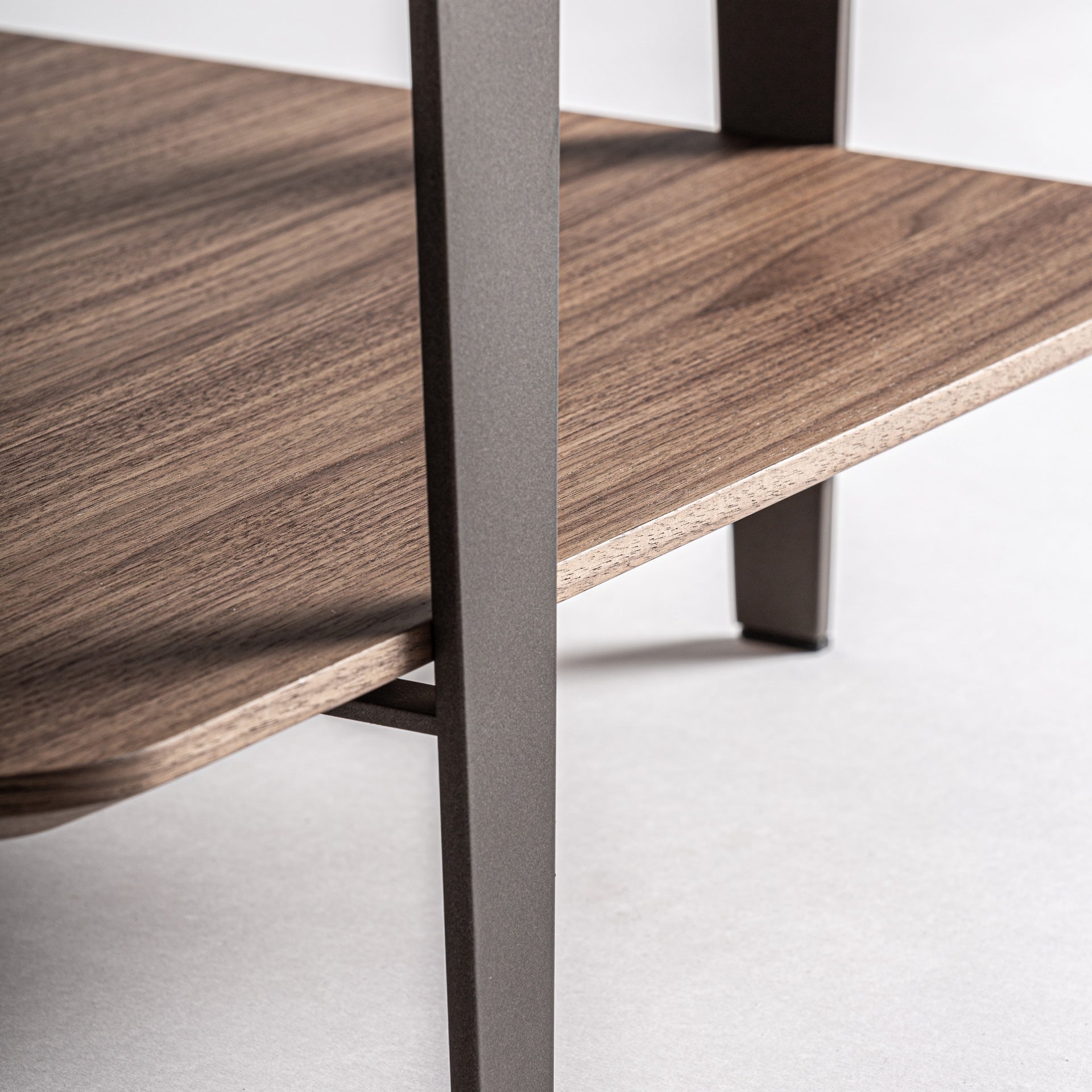 Kaffeetisch GEHOFEN aus Eschenholz mit Glasplatte