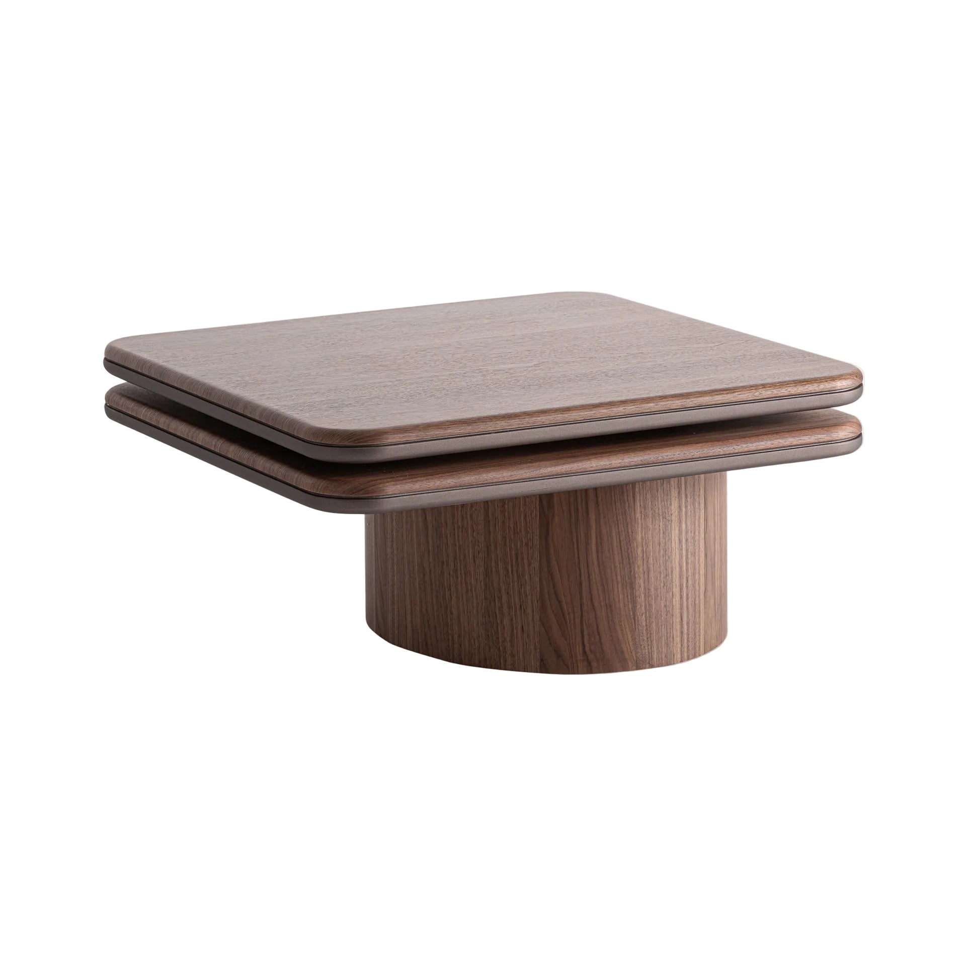 Koffietafel KEXBY notenhout