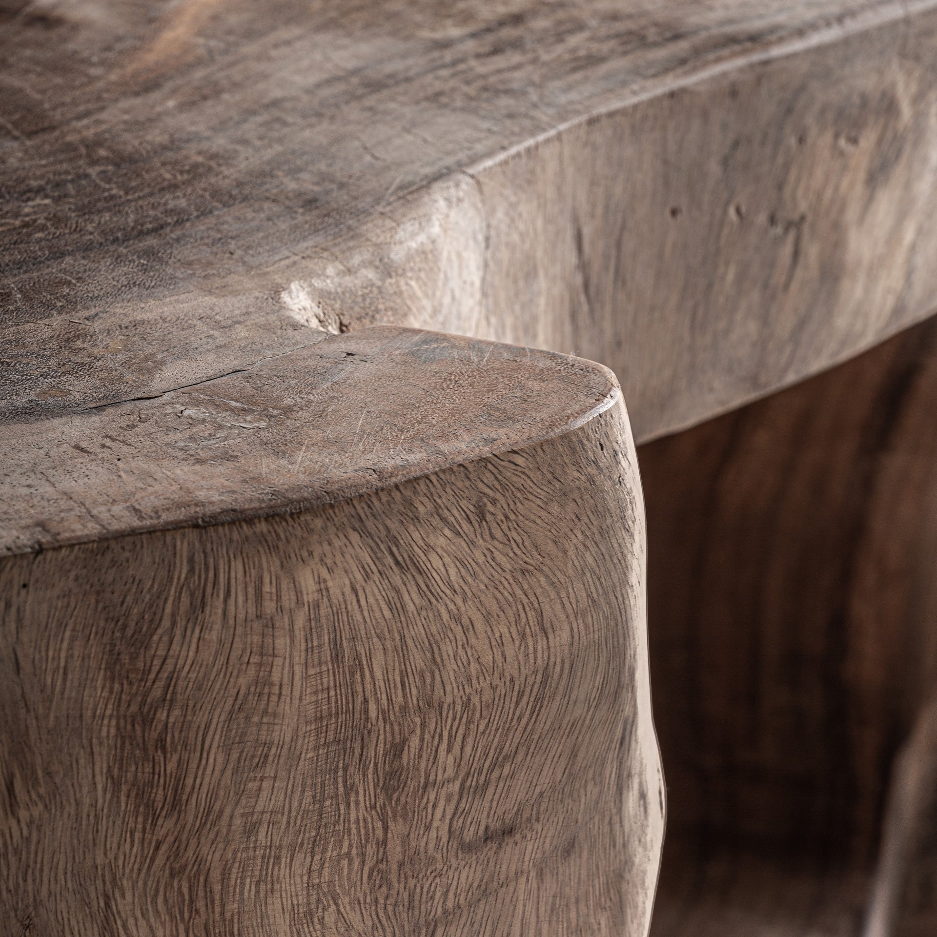 KHALED Suar Wood Coffee Table