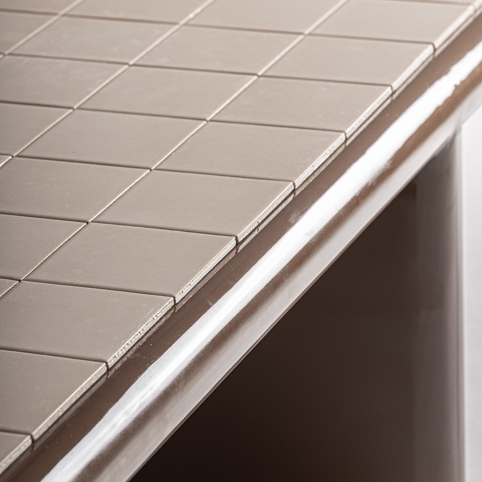 Koffietafel KURTEN bruin met beige