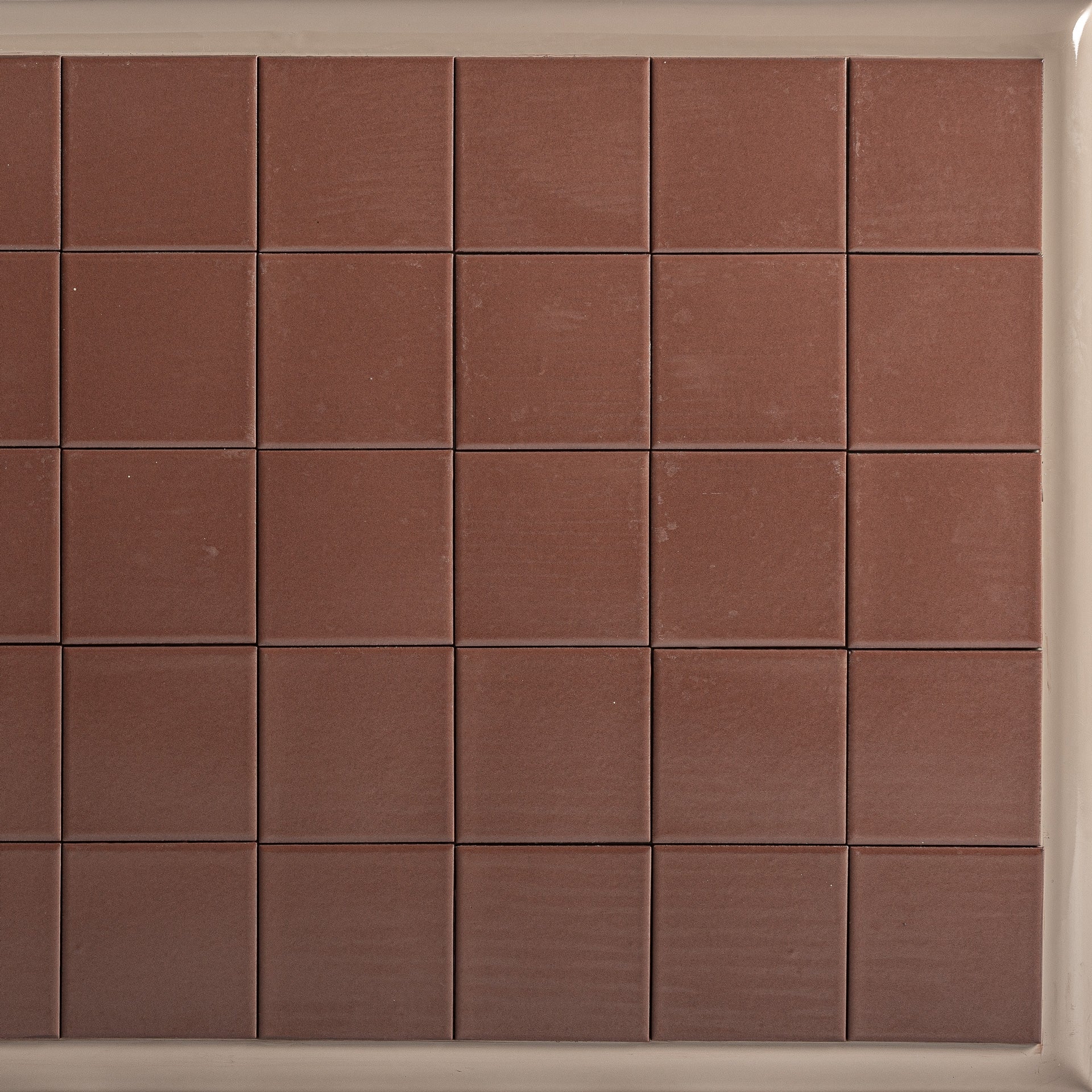 Koffietafel KURTEN beige met bruin