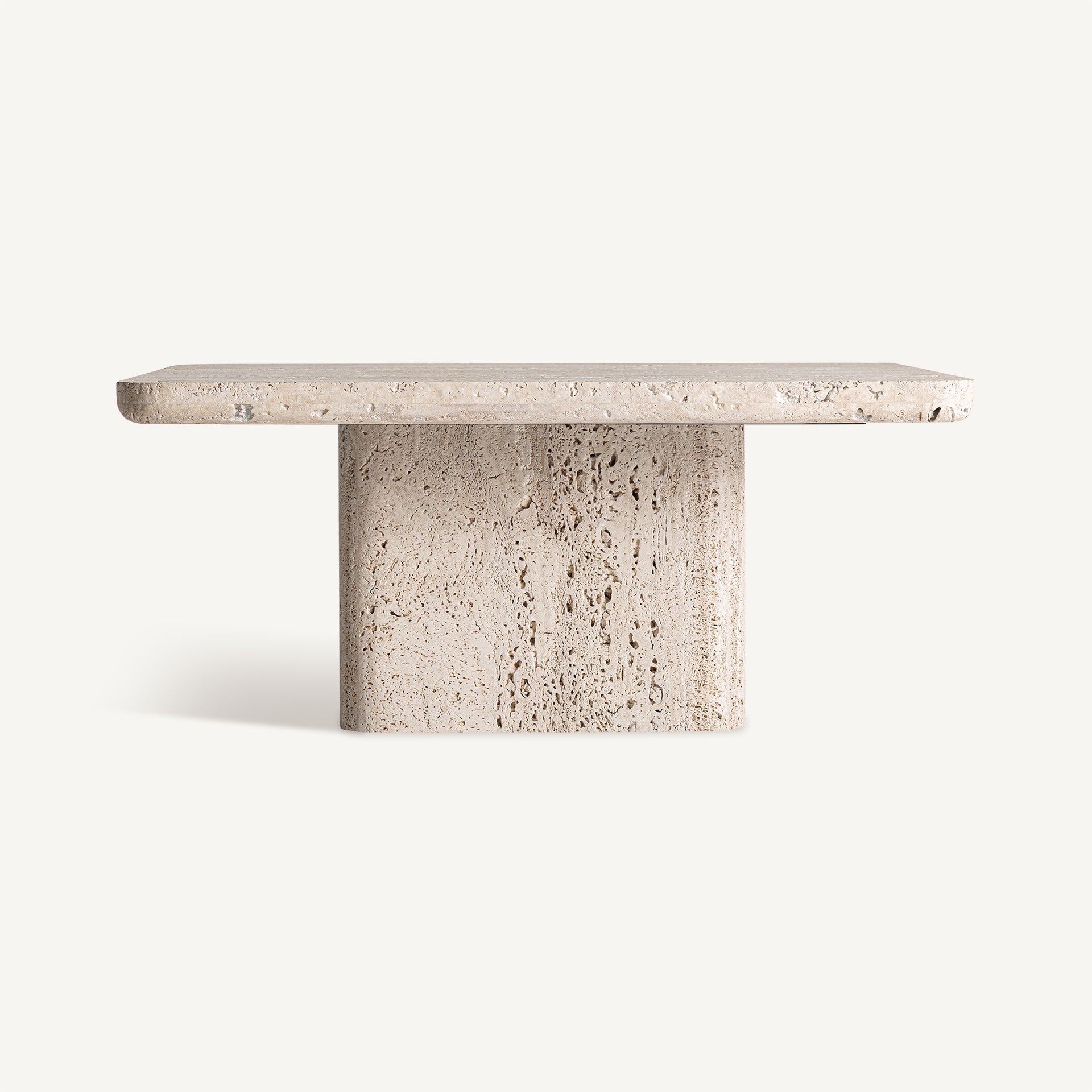 THEUVILLE Square Coffee Table Travertine