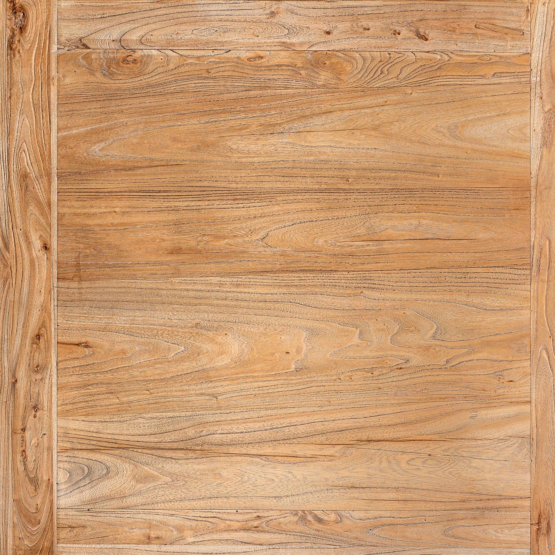 Uitschuifbare tafel BERCA van gerecycled wilgenhout