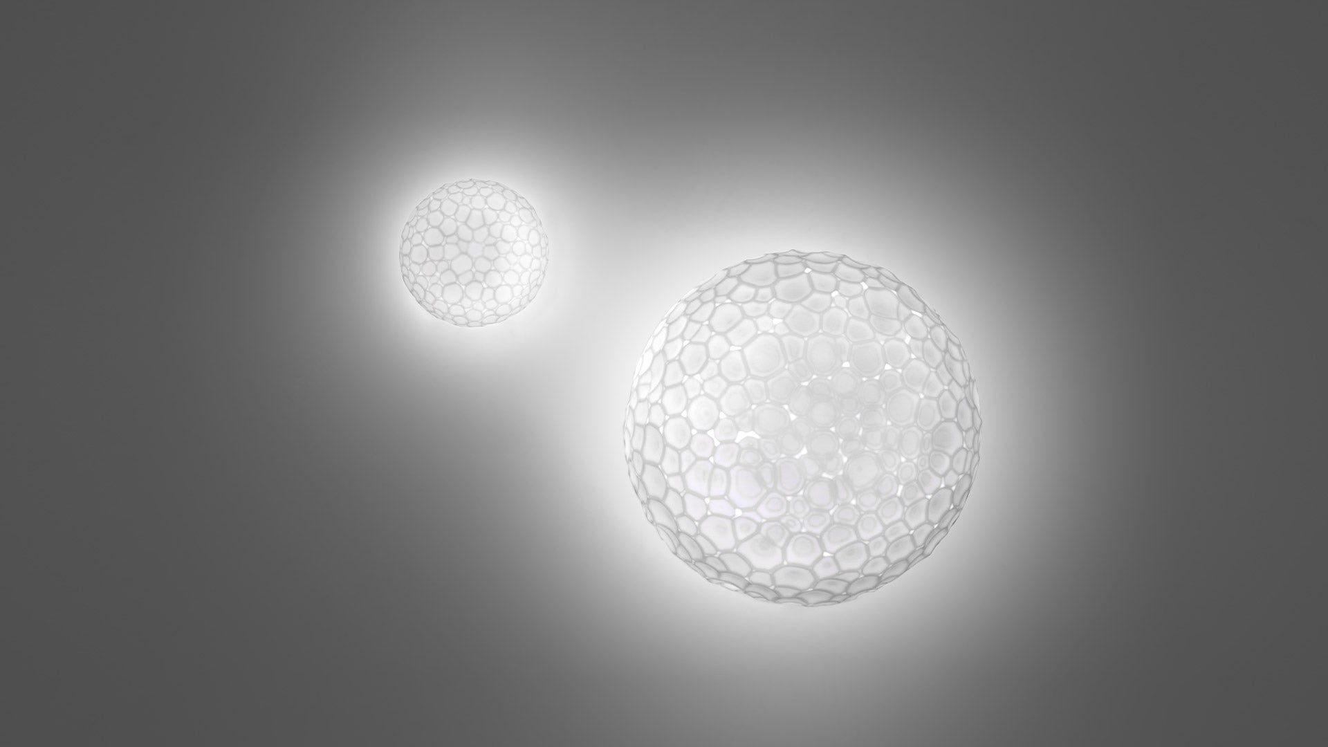 Wandlamp METEORITE wit