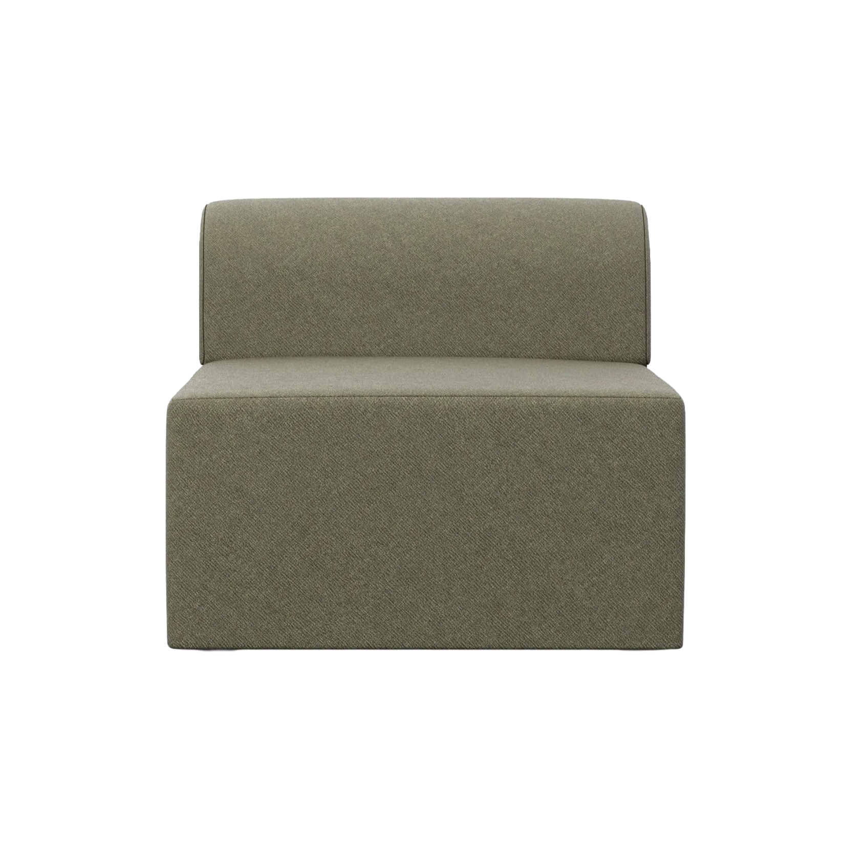 Modulaire bank TORI - middenmodule groen