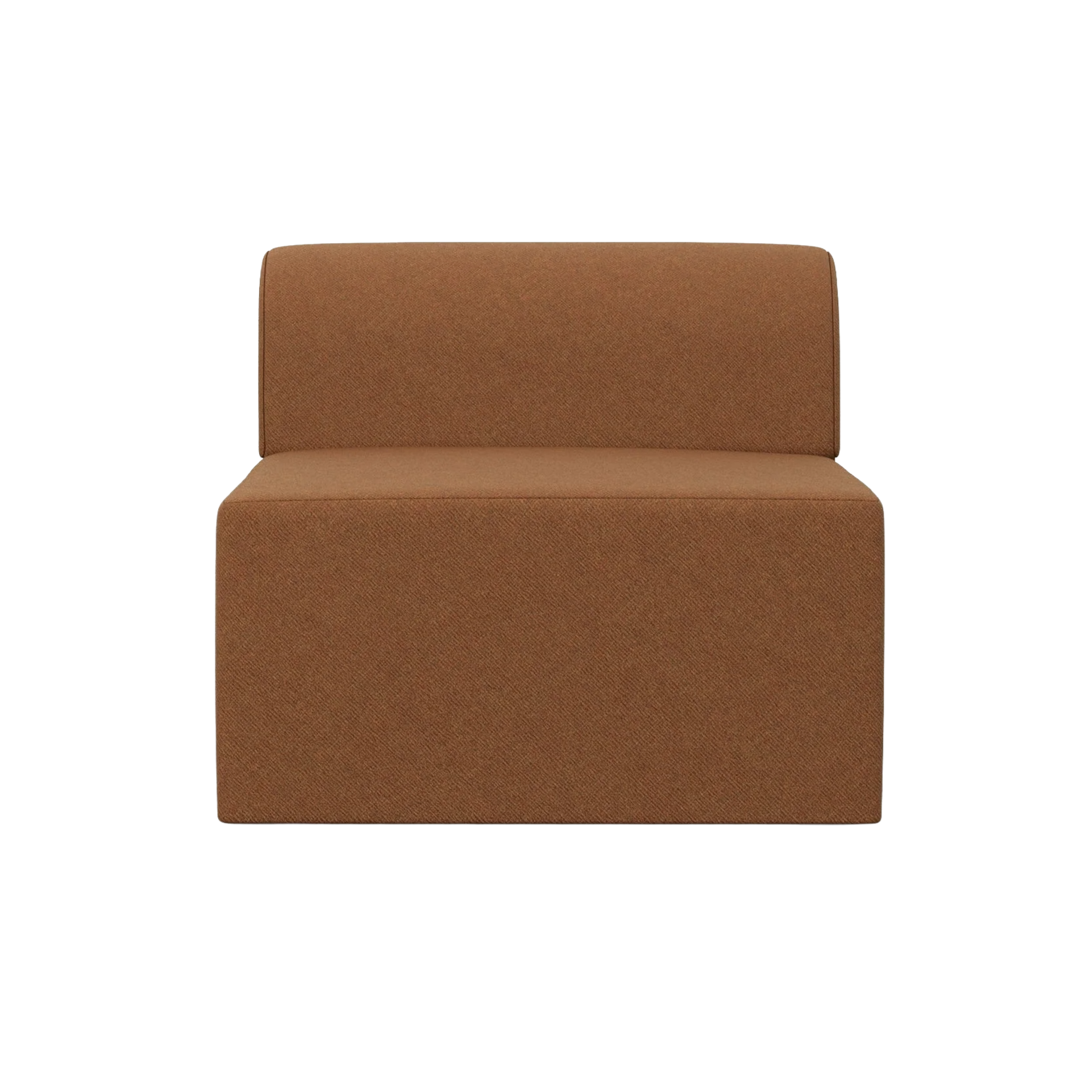 Modulaire bank TORI - middenmodule roestkleurig