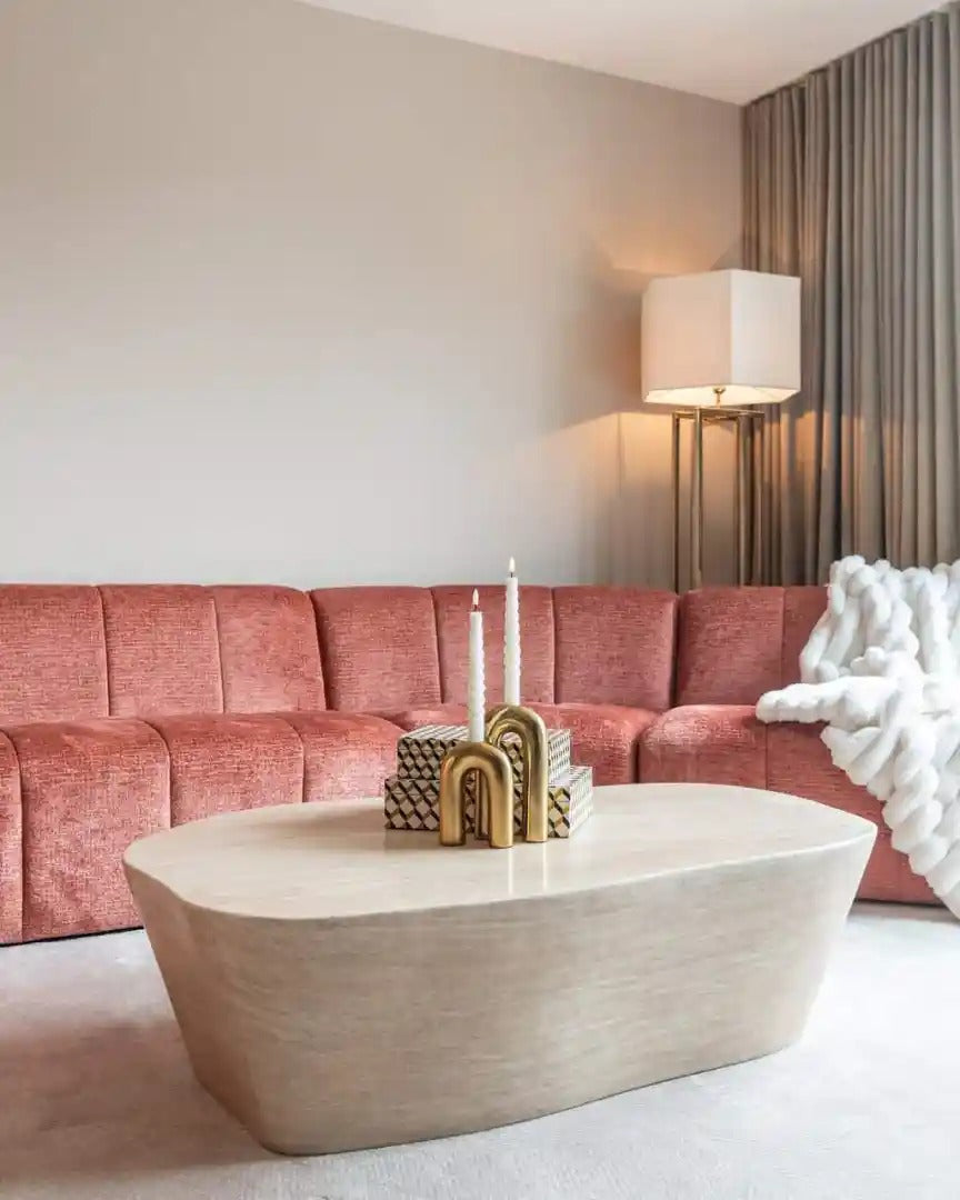 FICTUS beige coffee table