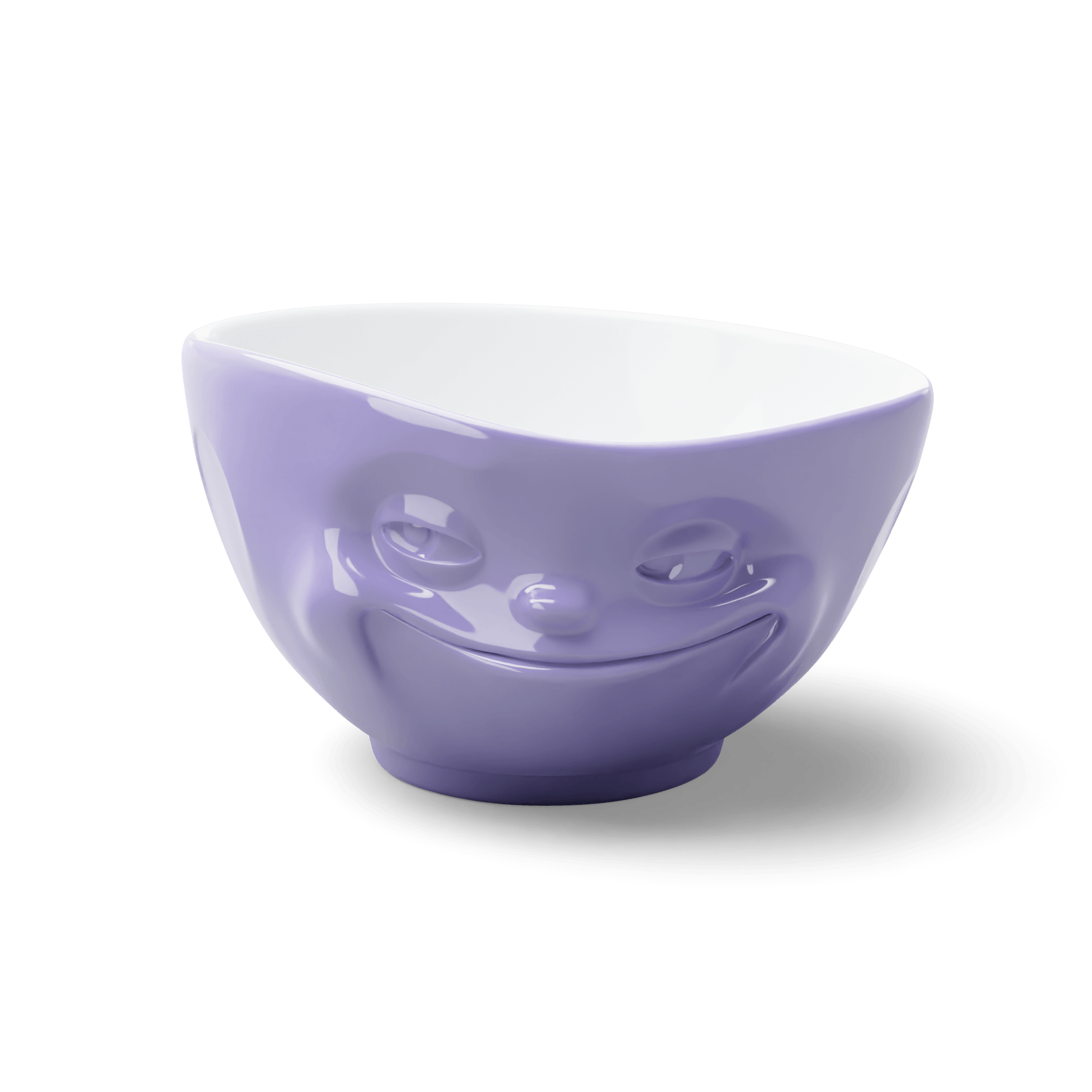 Miska GRINNING fioletowy z białym wnętrzem 58products Eye on Design