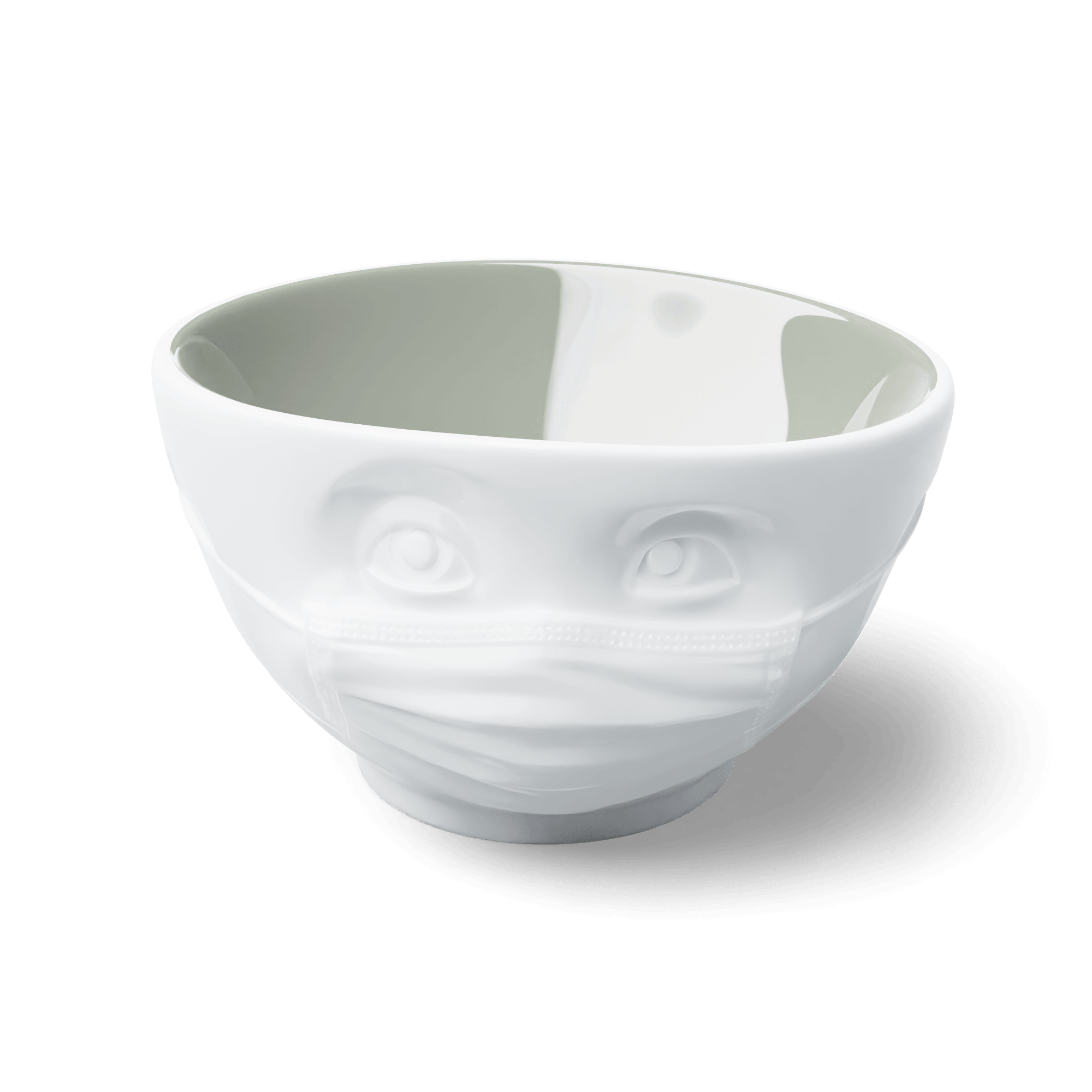 Miska HOPEFUL biały z szarym wnętrzem 58products Eye on Design