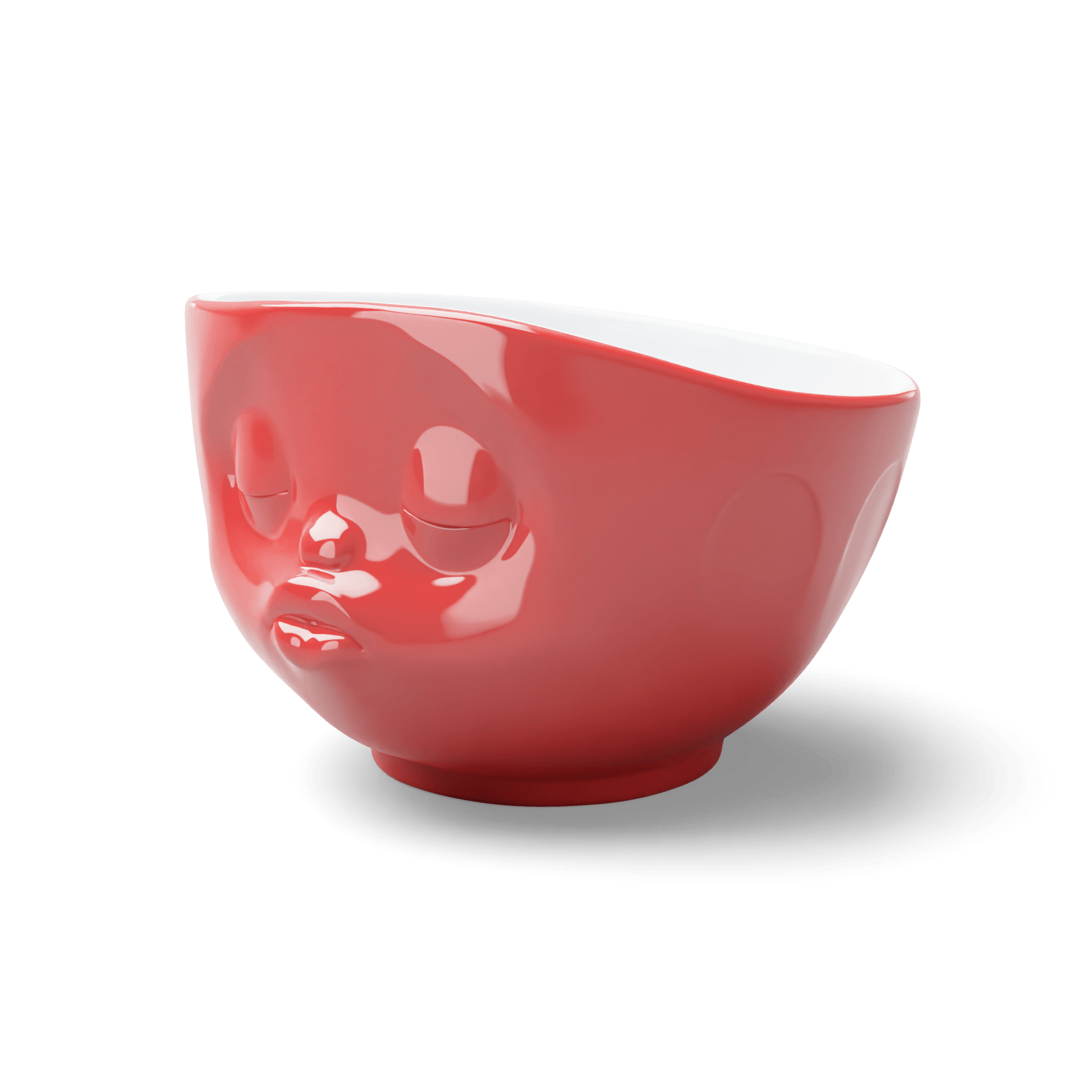 Miska KISSING czerwony z białym wnętrzem 58products Eye on Design
