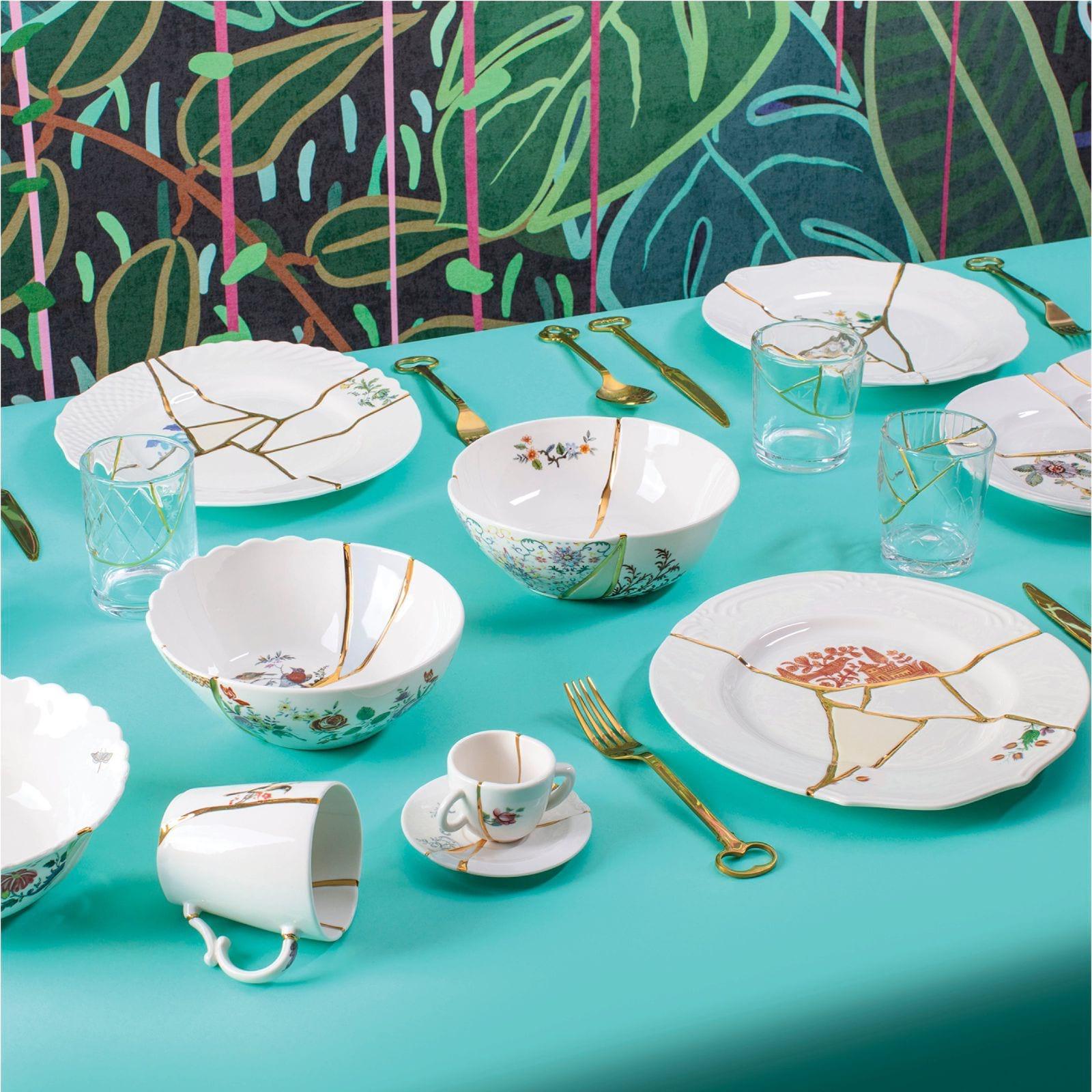 Miska sałatkowa KINTSUGI porcelanowy Seletti Eye on Design