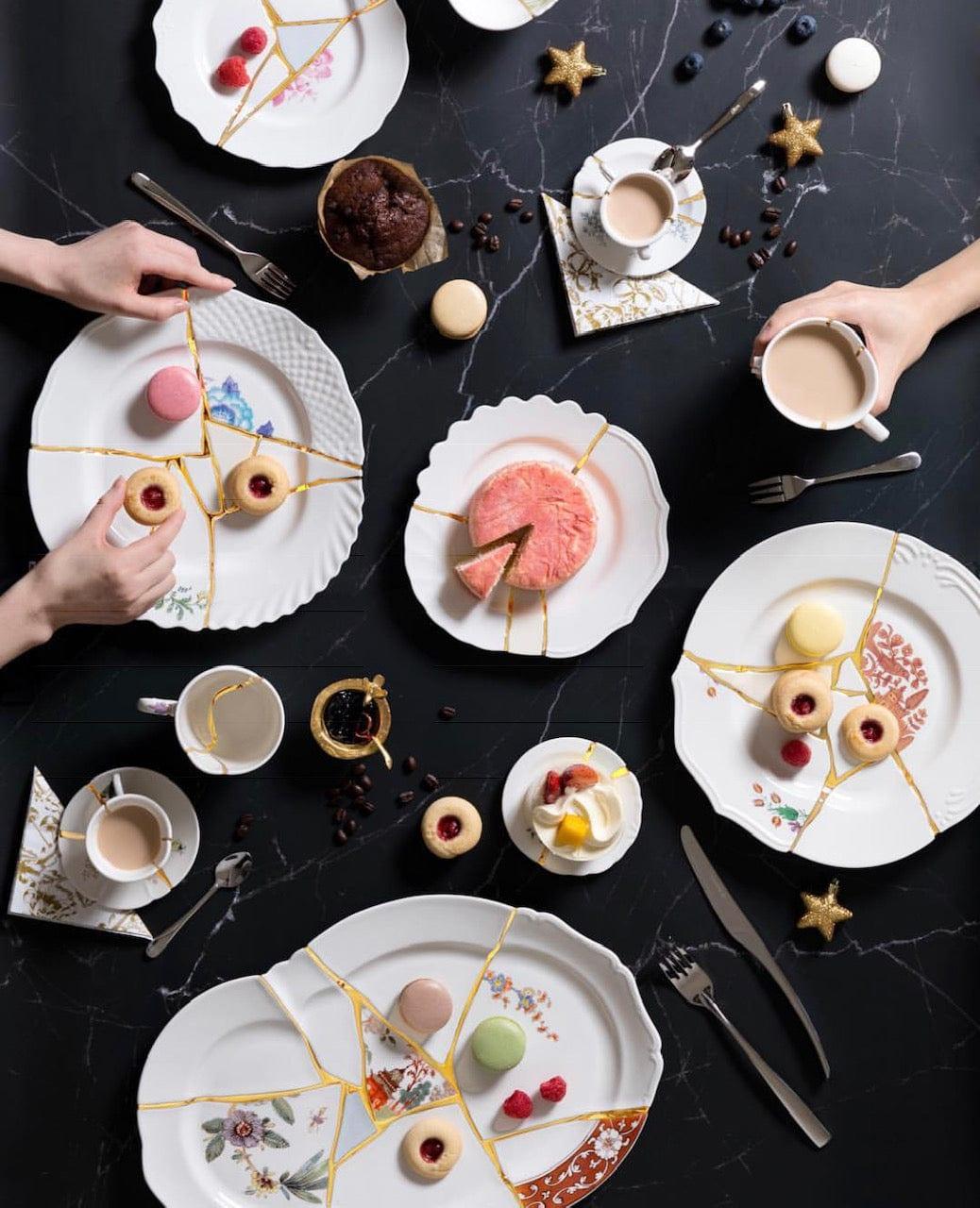 Miska sałatkowa KINTSUGI porcelanowy Seletti Eye on Design