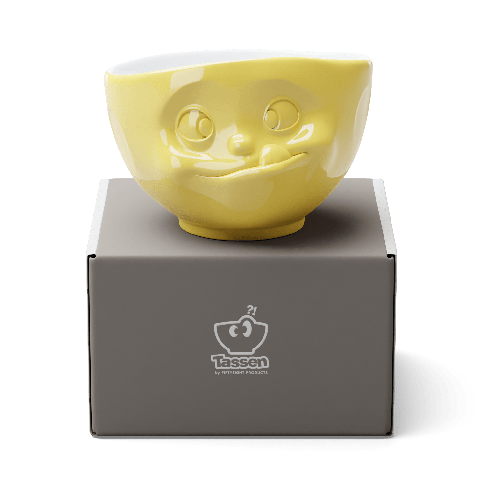 Miska TASTY żółty z białym wnętrzem 58products Eye on Design