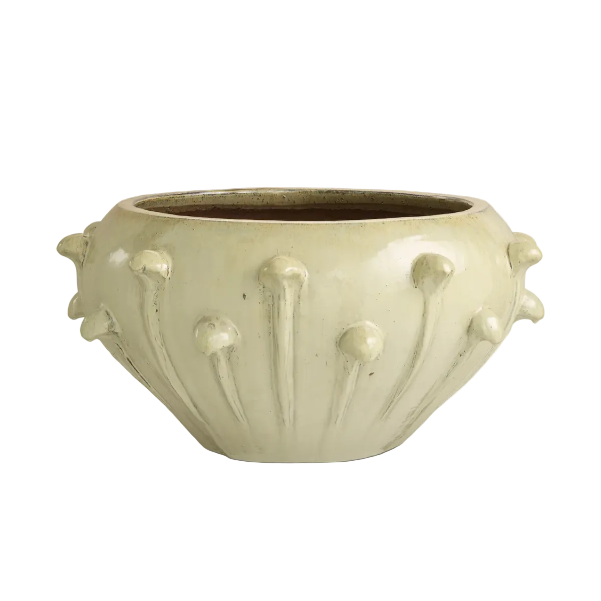 Buitenpot MISTRAL crème keramiek