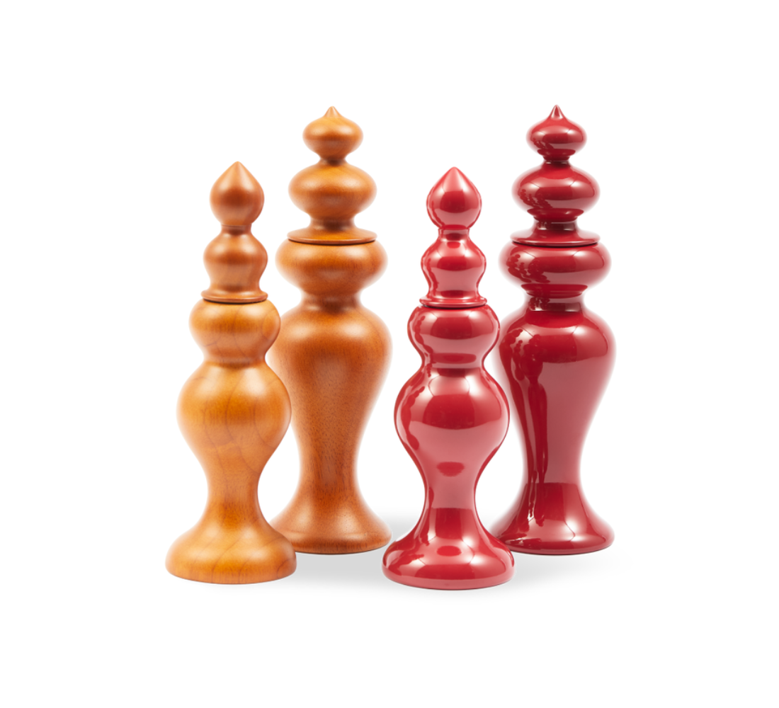 Zout- en pepermolen GRINDER bruin