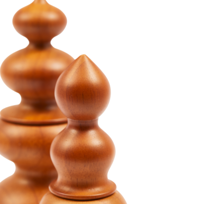 Zout- en pepermolen GRINDER bruin