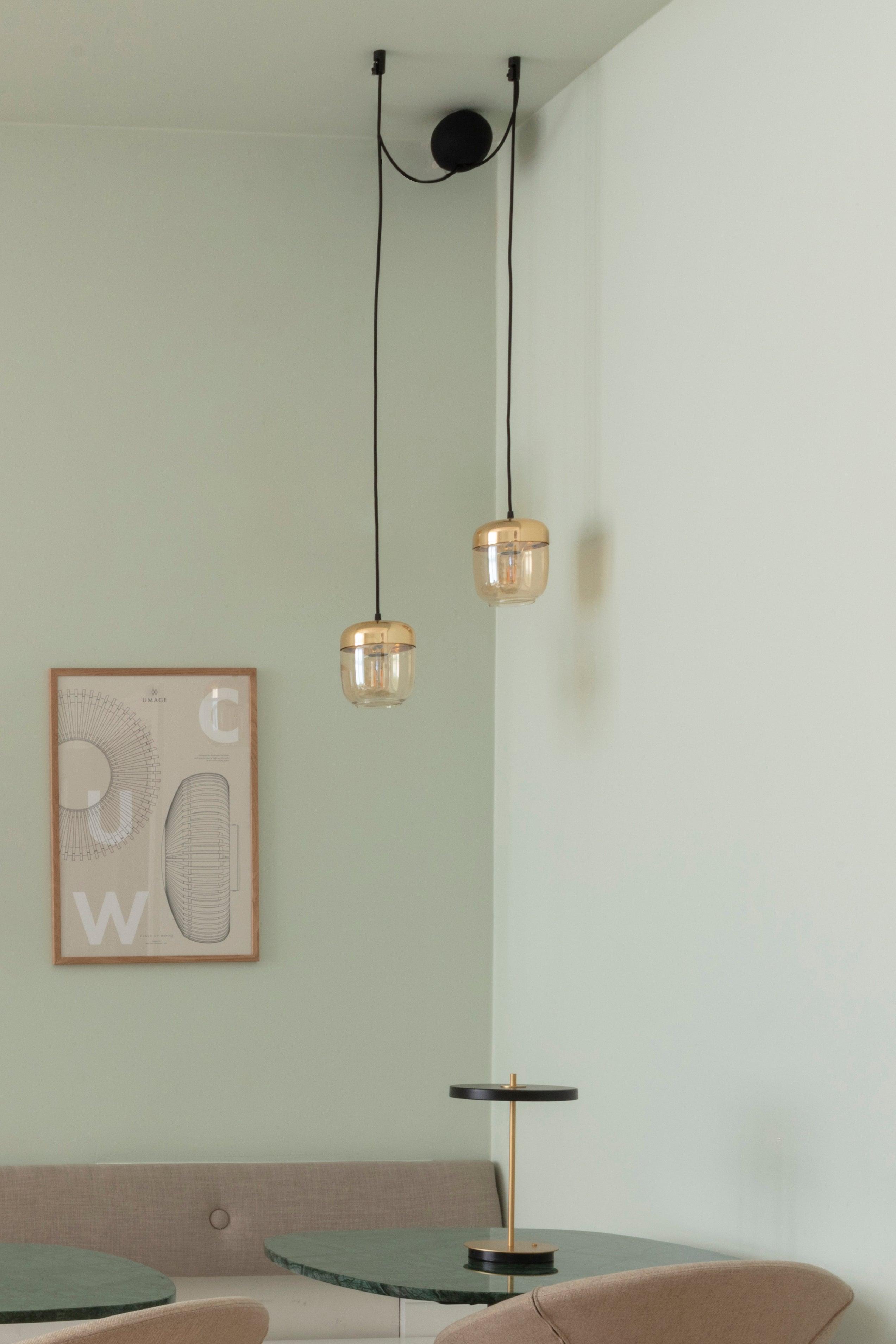 Mocowanie lampy wiszącej CANNONBALL czarny UMAGE Eye on Design