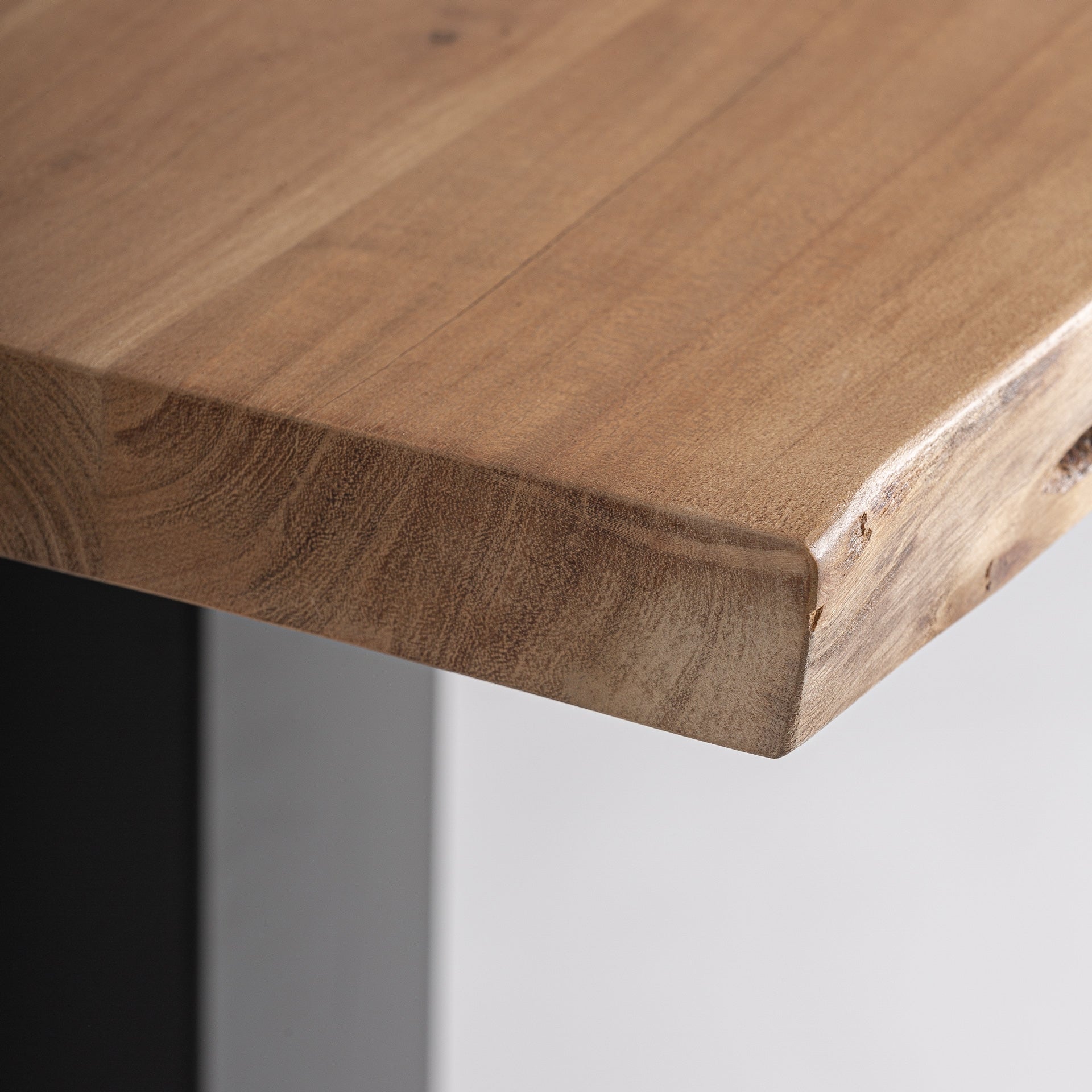 Bar Table STOW Mango Wood with Black Base