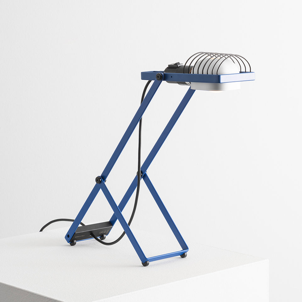 Verstellbare Schreibtischlampe SINTESI blau