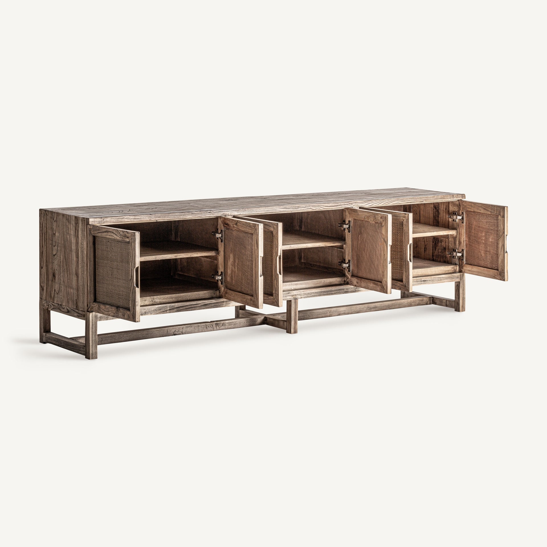 BYREMO TV Cabinet in Elm Wood