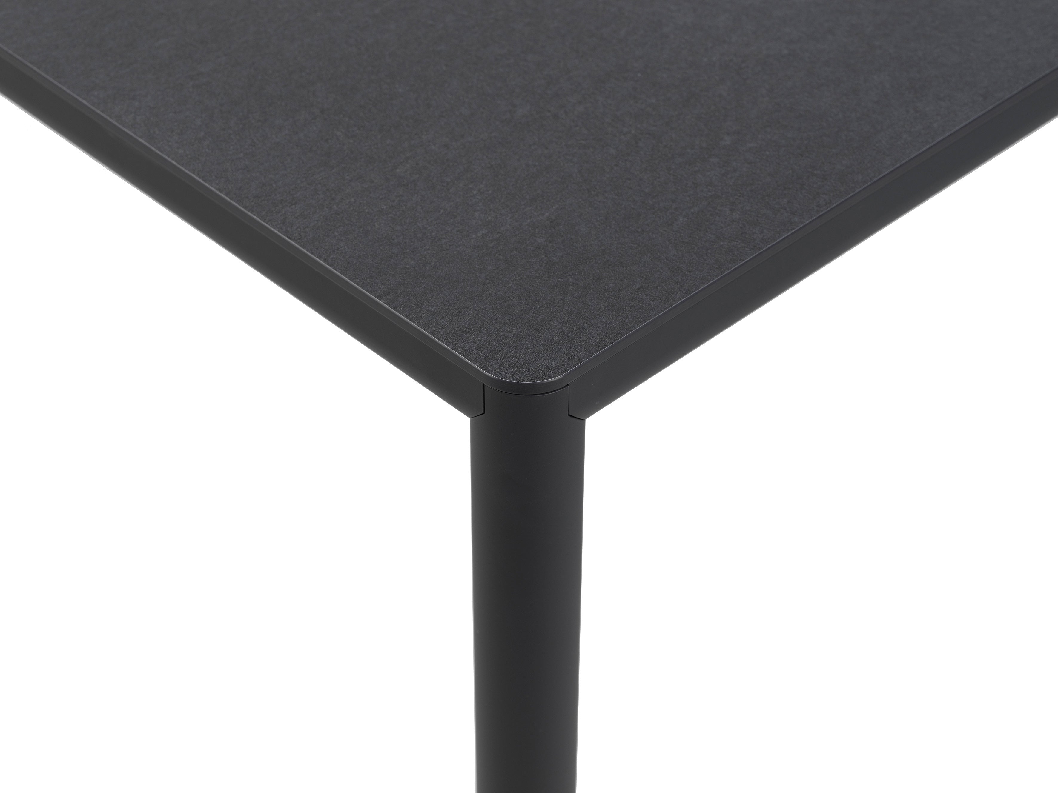 Stół zewnętrzny PIAVE antracytowy – styl minimalistyczny
