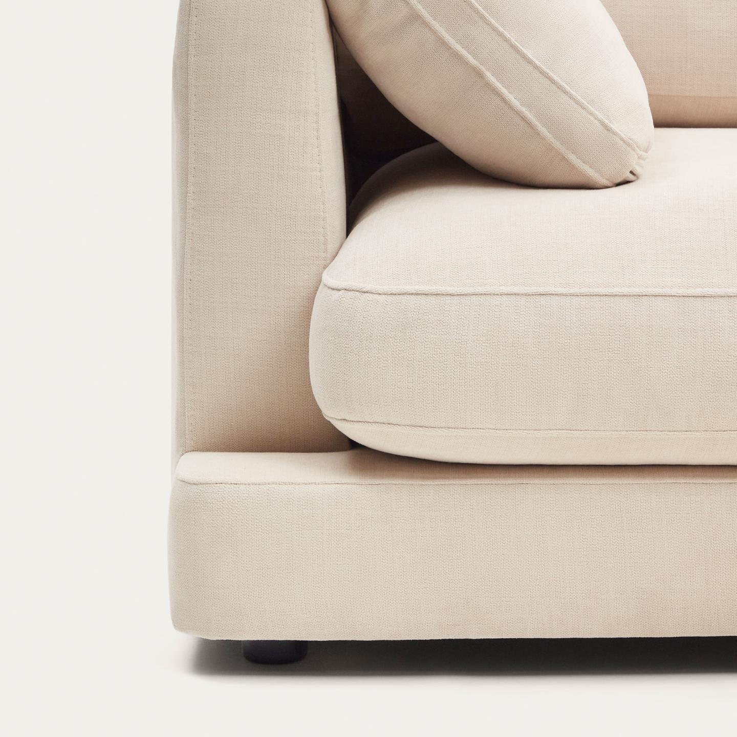 Narożnik 4-osobowy GALA jasnobeżowy La Forma Eye on Design