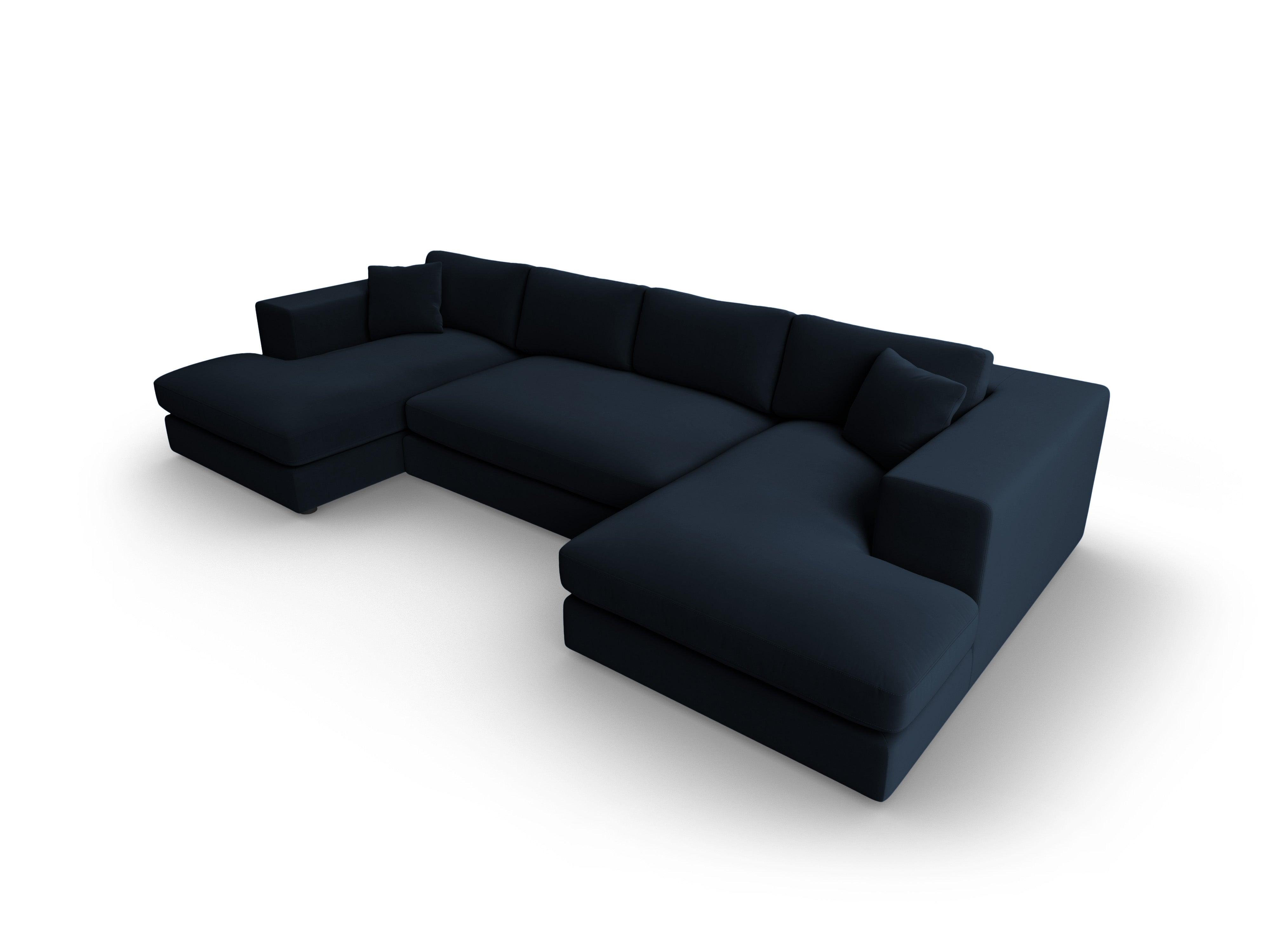 Narożnik aksamitny panoramiczny TENDANCE granatowy CXL by Christian Lacroix Eye on Design