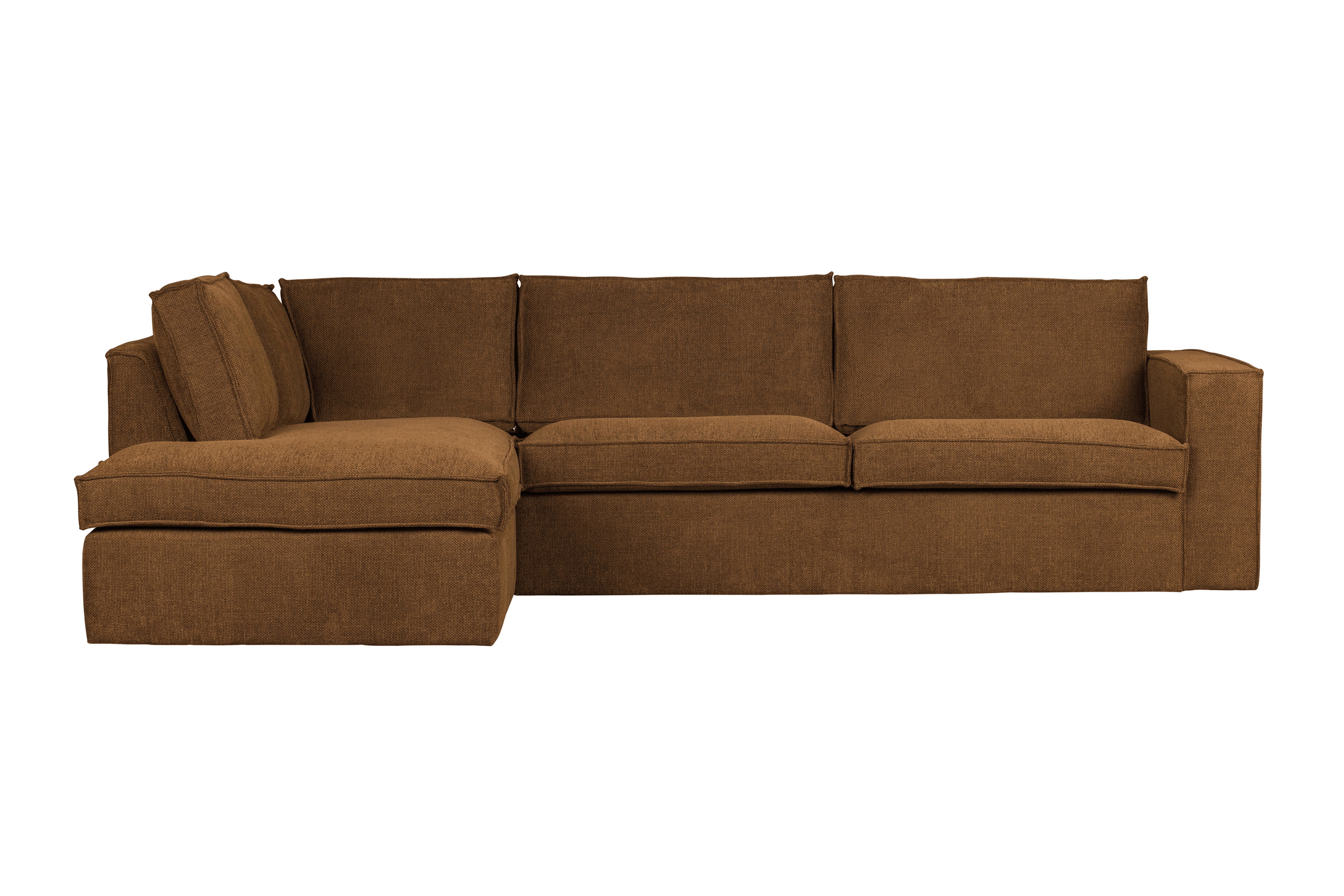 Narożnik lewostronny FREDDIE brązowy Woood Eye on Design