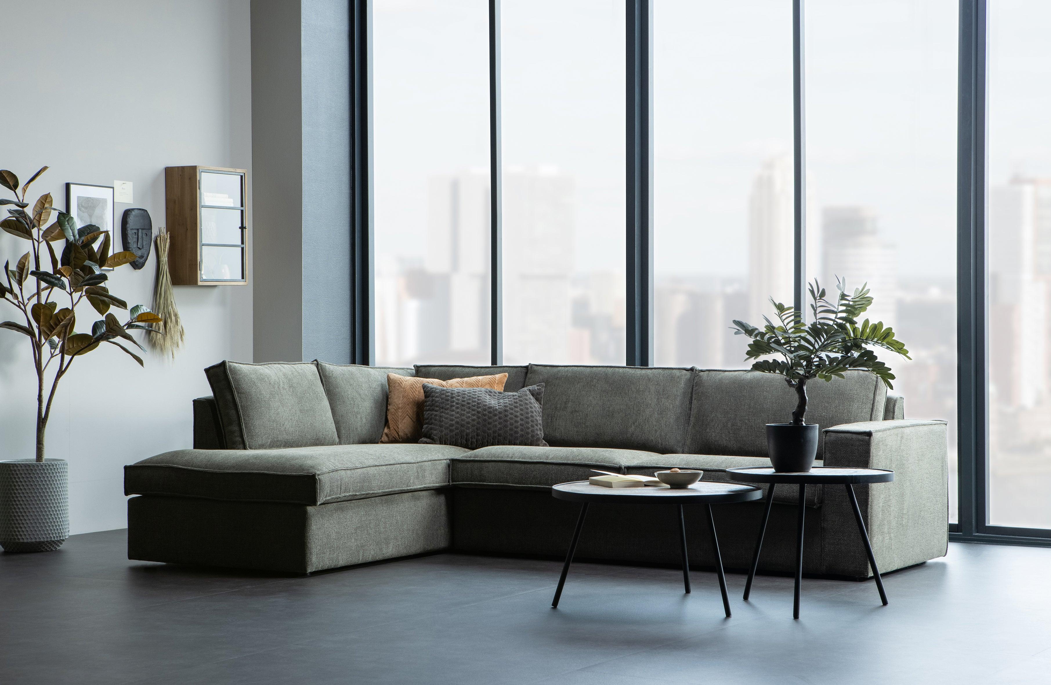 Narożnik lewostronny FREDDIE ciemnozielony Woood Eye on Design