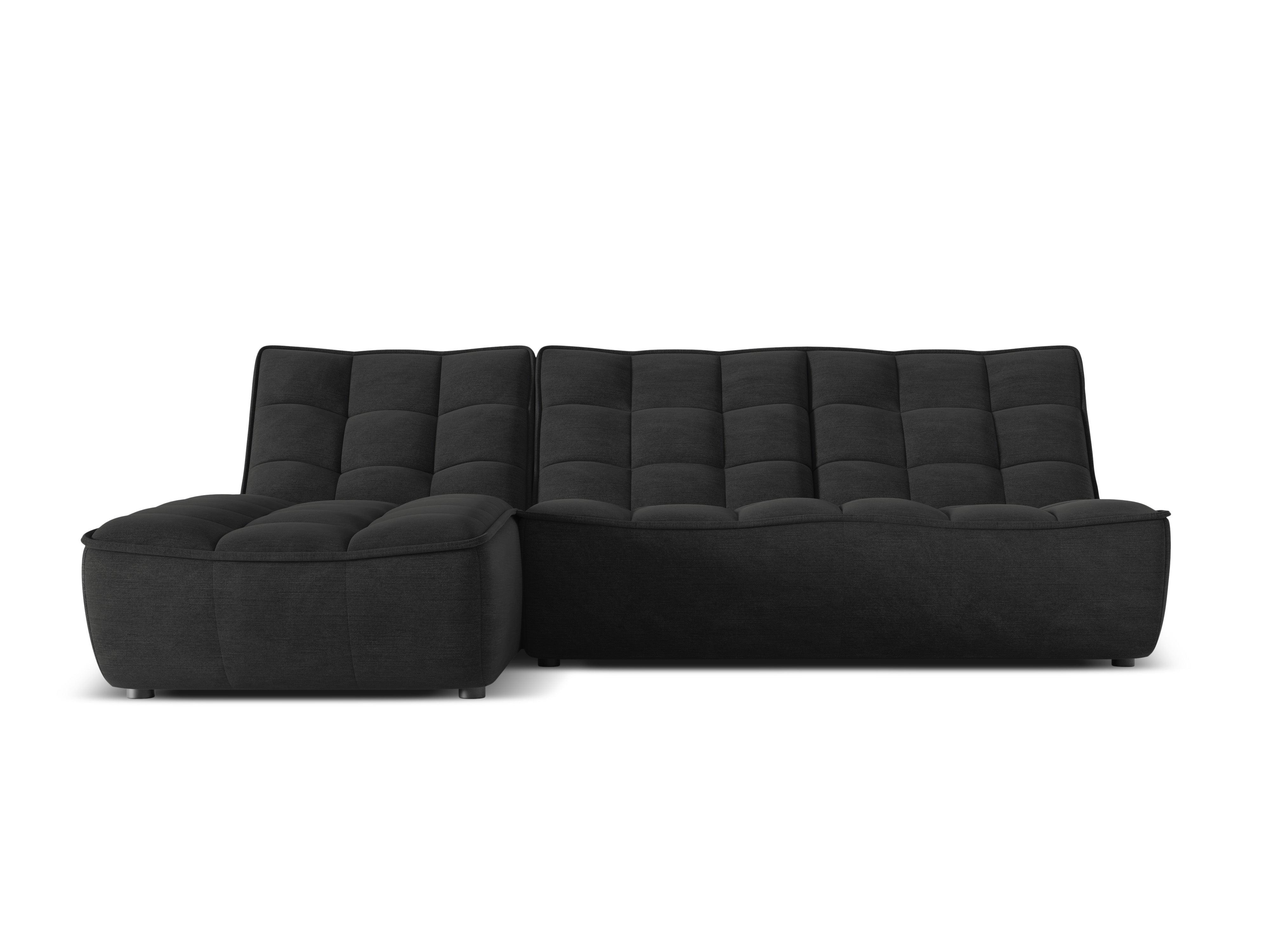 Narożnik lewostronny MONI czarny melanż Maison Heritage Eye on Design