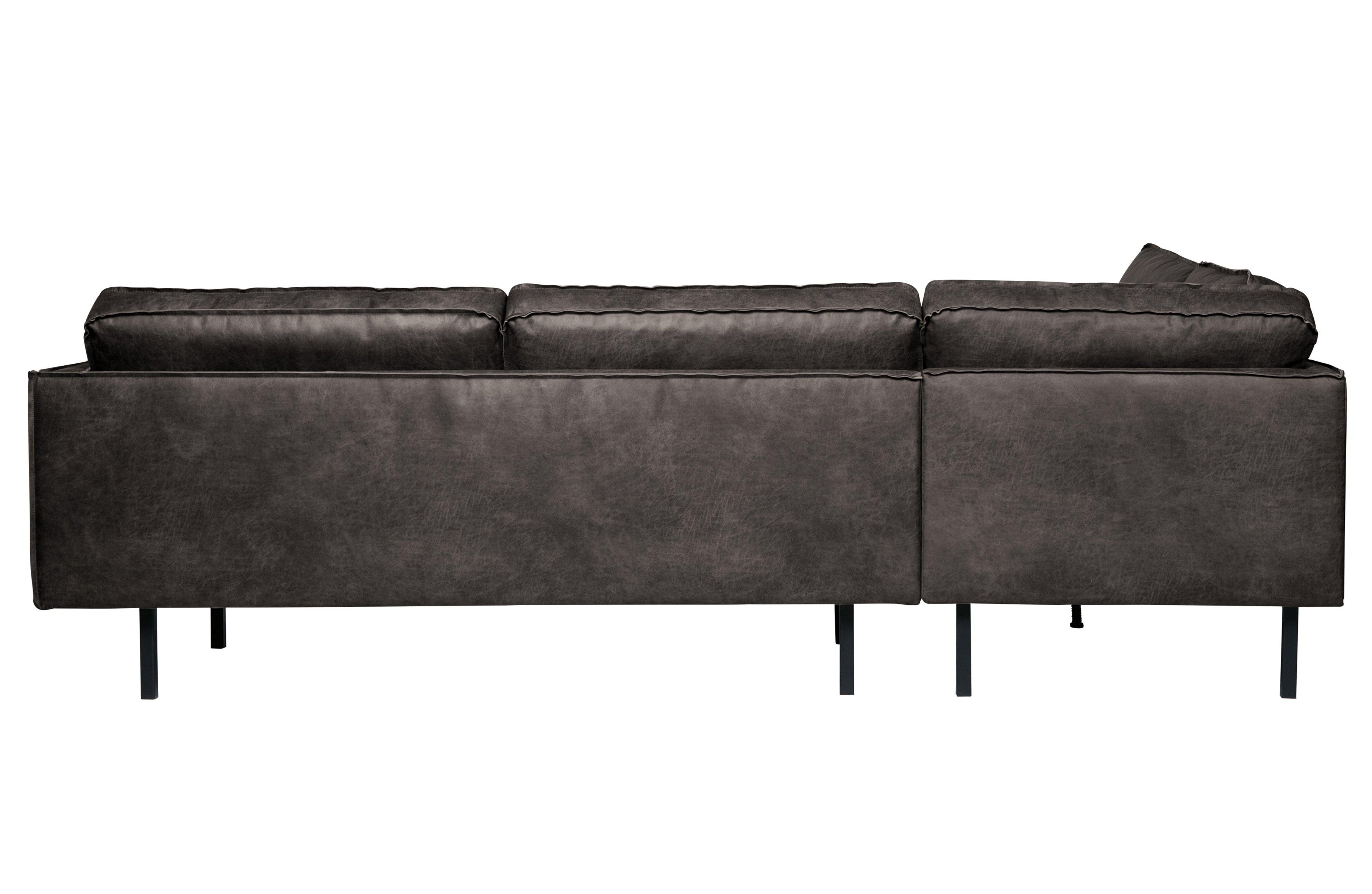 Narożnik lewostronny skórzany RODEO czarny Be Pure Eye on Design