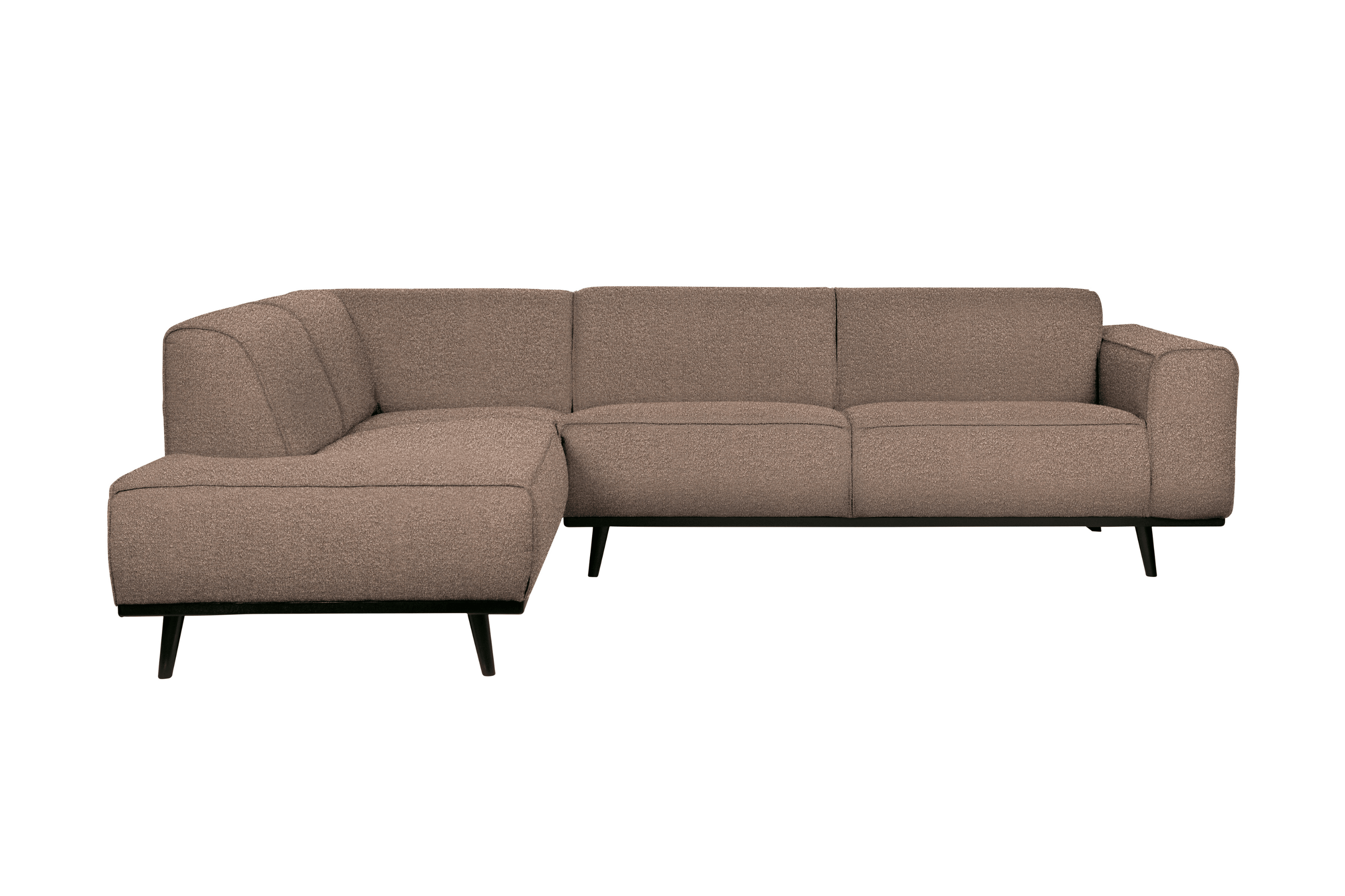 Narożnik lewostronny STATEMENT boucle jasnobrązowy Be Pure Eye on Design