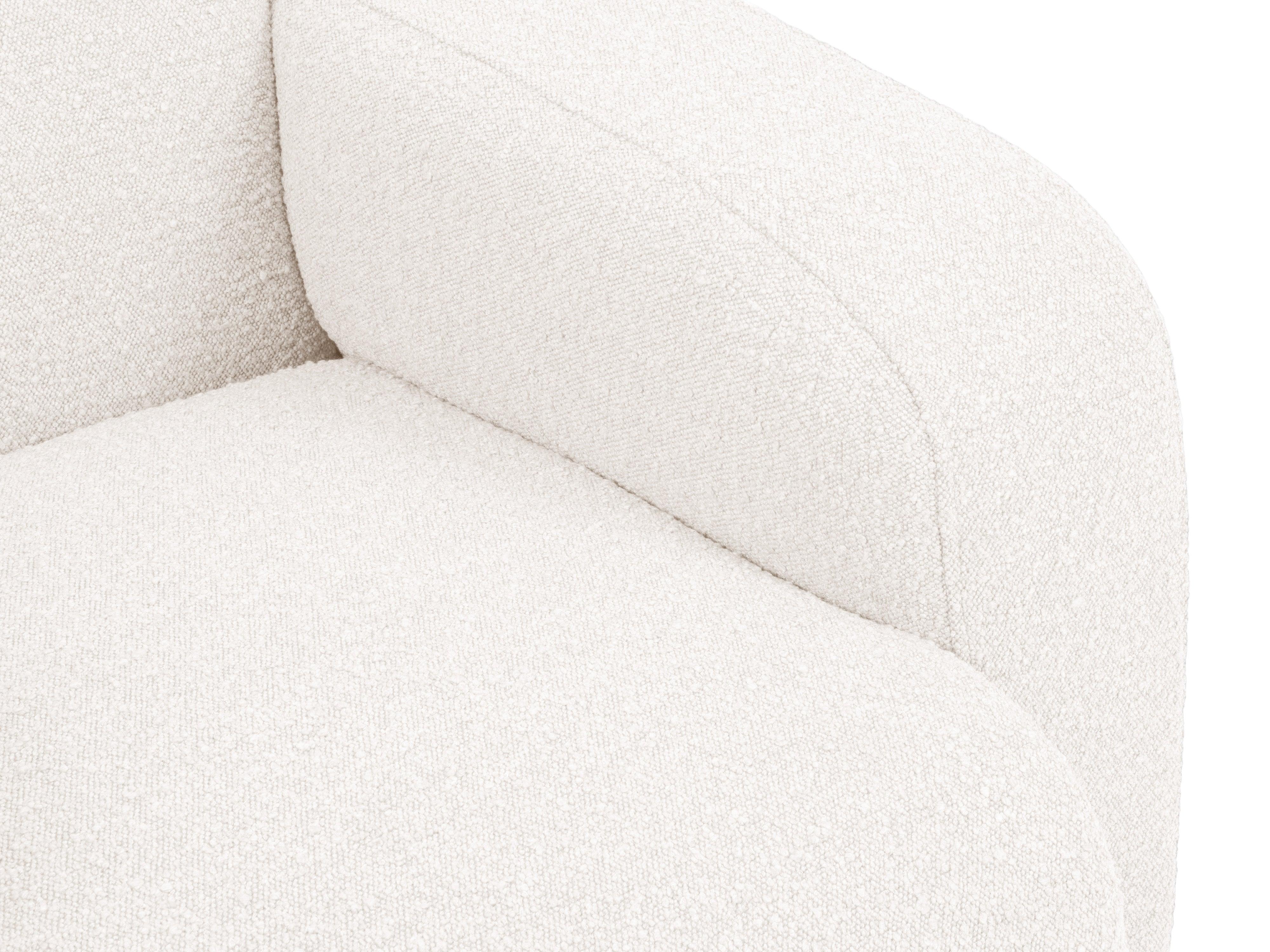 Narożnik lewostronny w tkaninie boucle 4-osobowy LOLA biały Windsor & Co Eye on Design