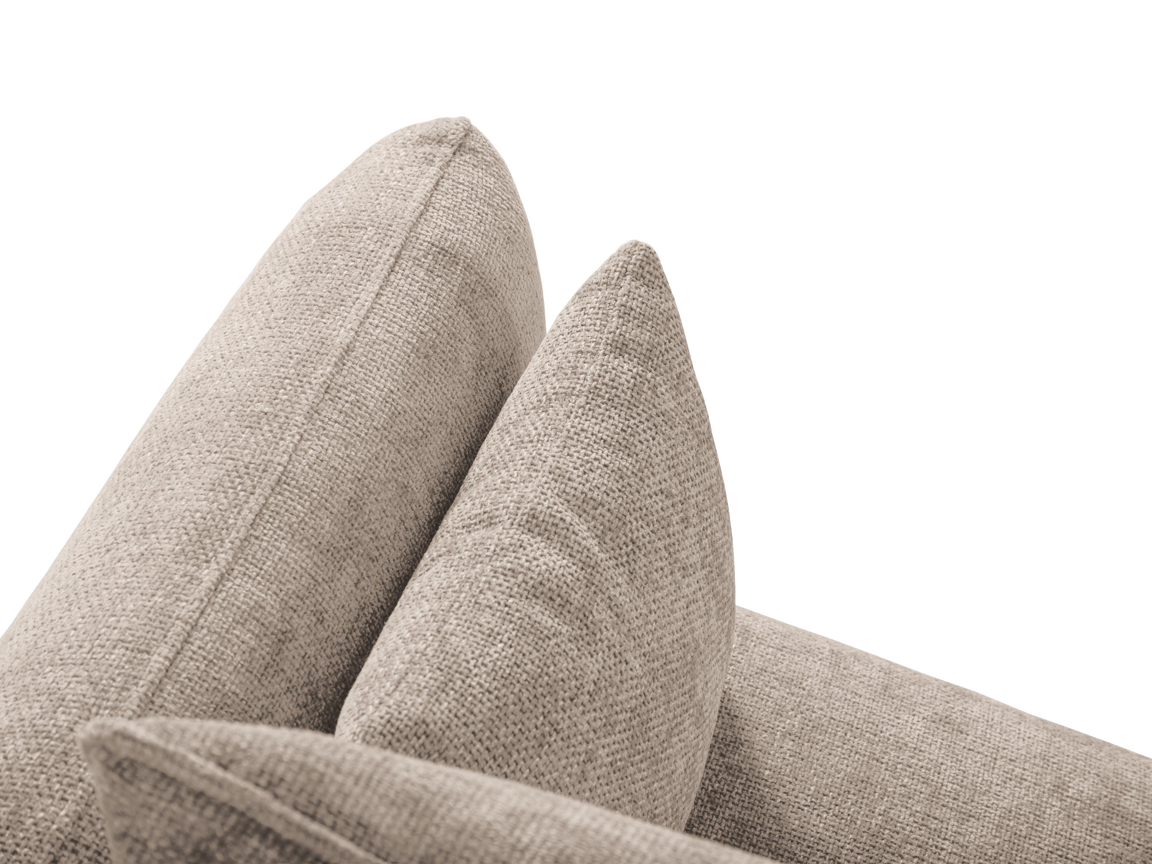 Narożnik lewostronny z funkcją spania MATERA beżowy szenil Cosmopolitan Design Eye on Design