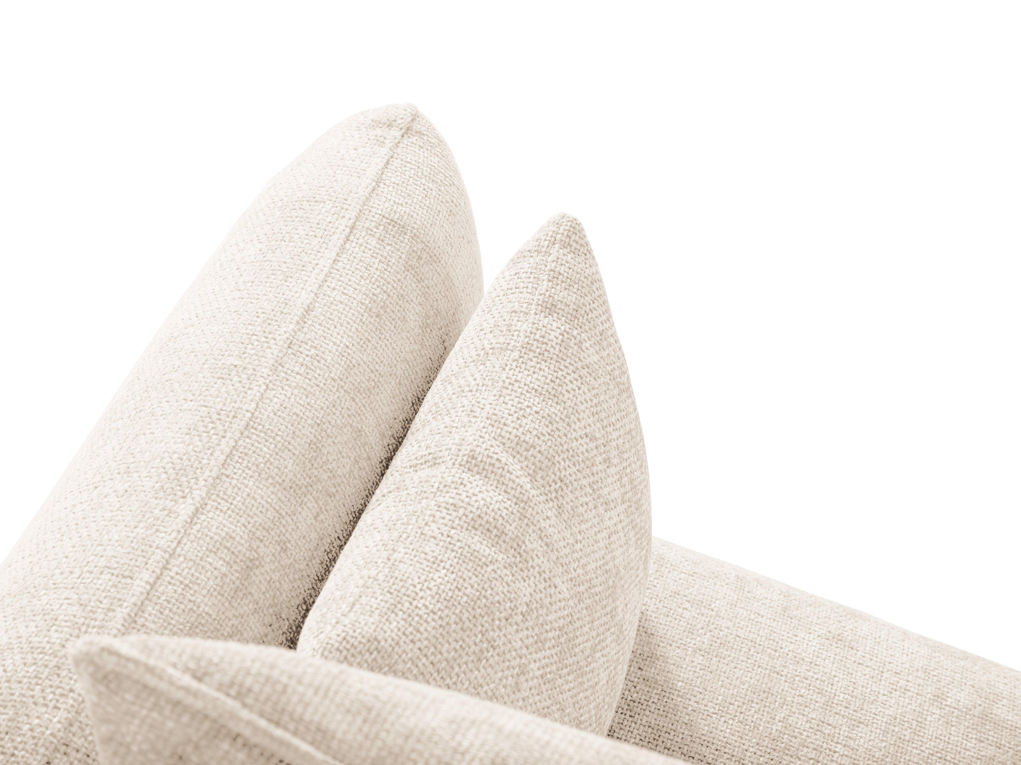 Narożnik lewostronny z funkcją spania MATERA jasnobeżowy szenil Cosmopolitan Design Eye on Design