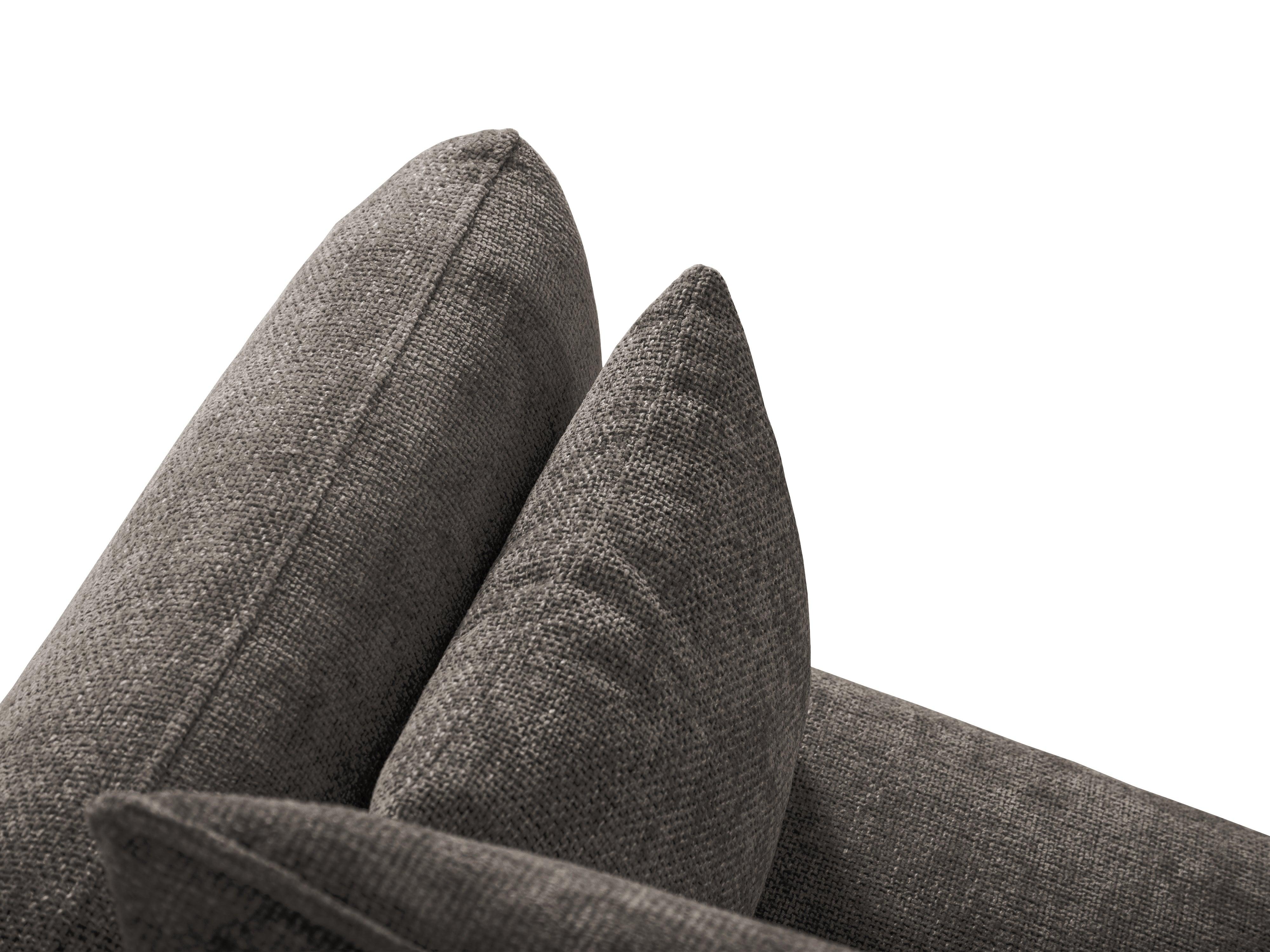 Narożnik lewostronny z funkcją spania MATERA szary szenil Cosmopolitan Design Eye on Design