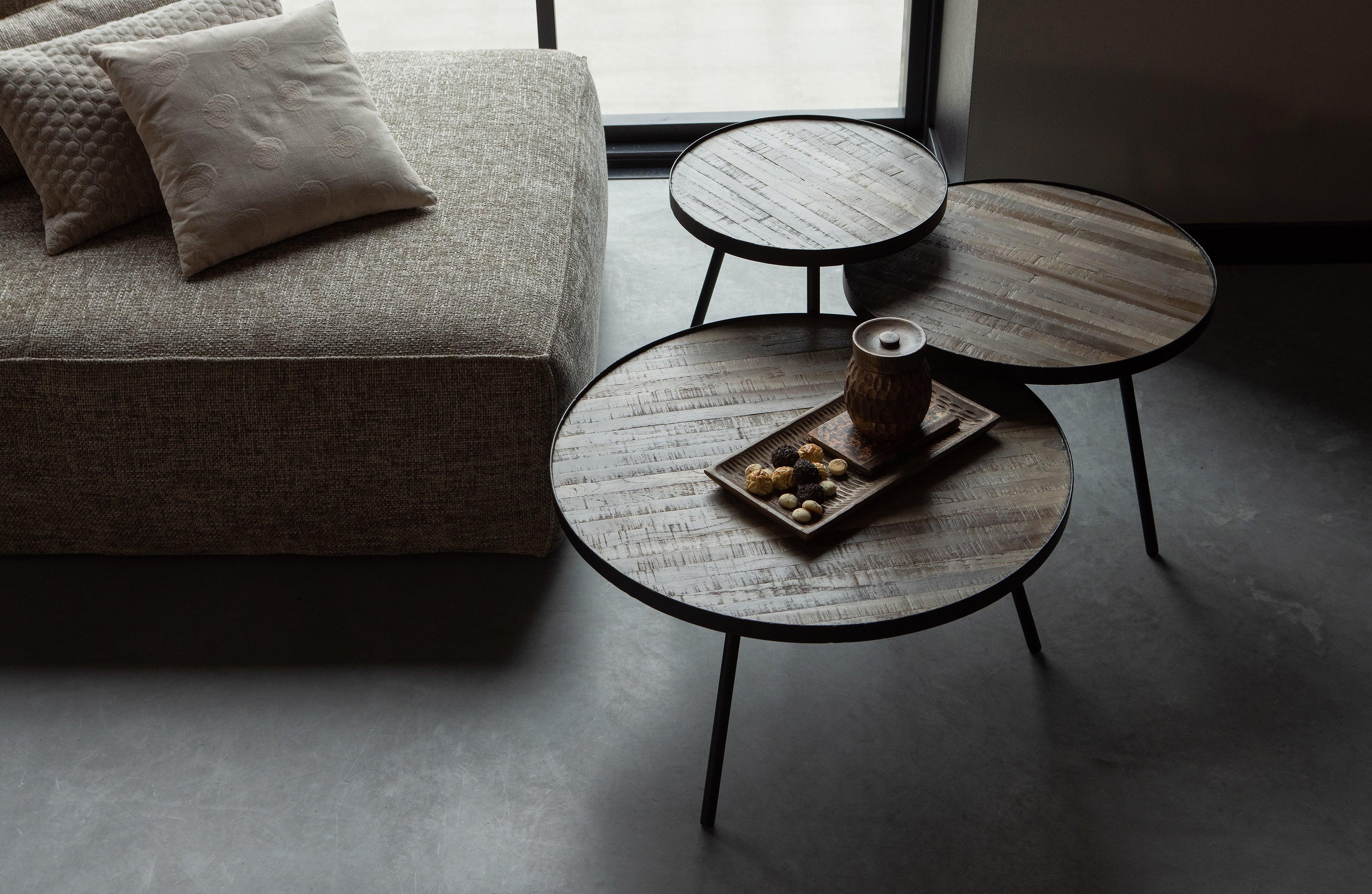 Narożnik prawostronny BEAN beżowy melanż Woood Exclusive Eye on Design