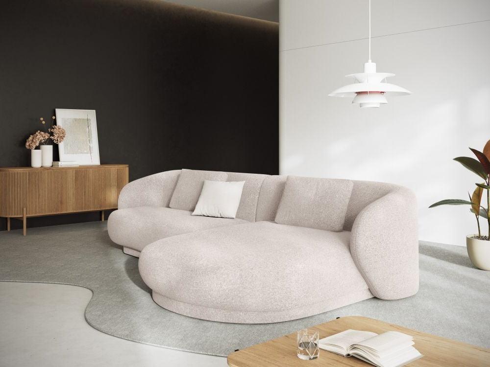 Narożnik prawostronny CAMDEN beżowy szenil Cosmopolitan Design Eye on Design