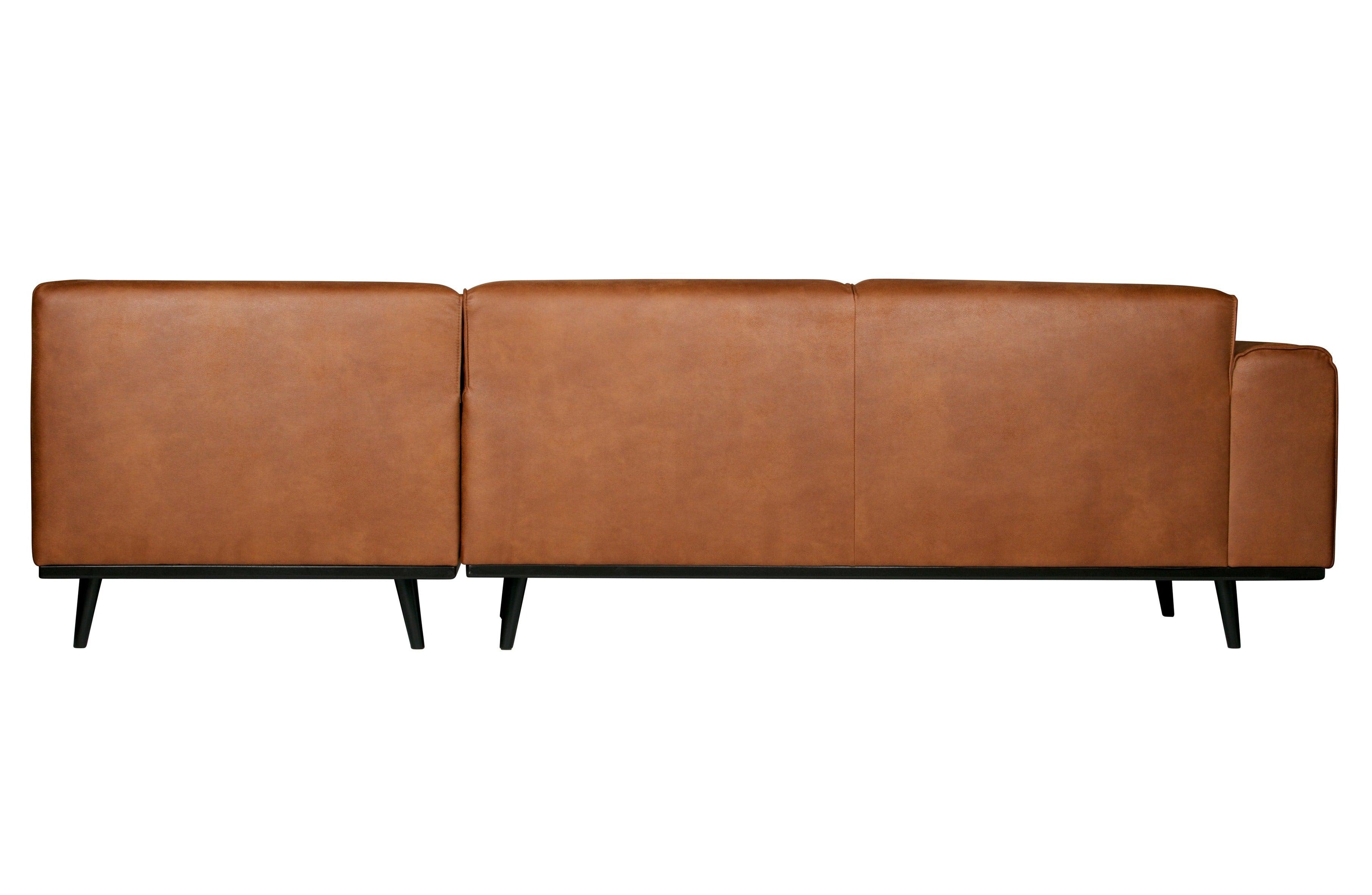 Narożnik prawostronny ekoskóra STATEMENT koniakowy Be Pure Eye on Design