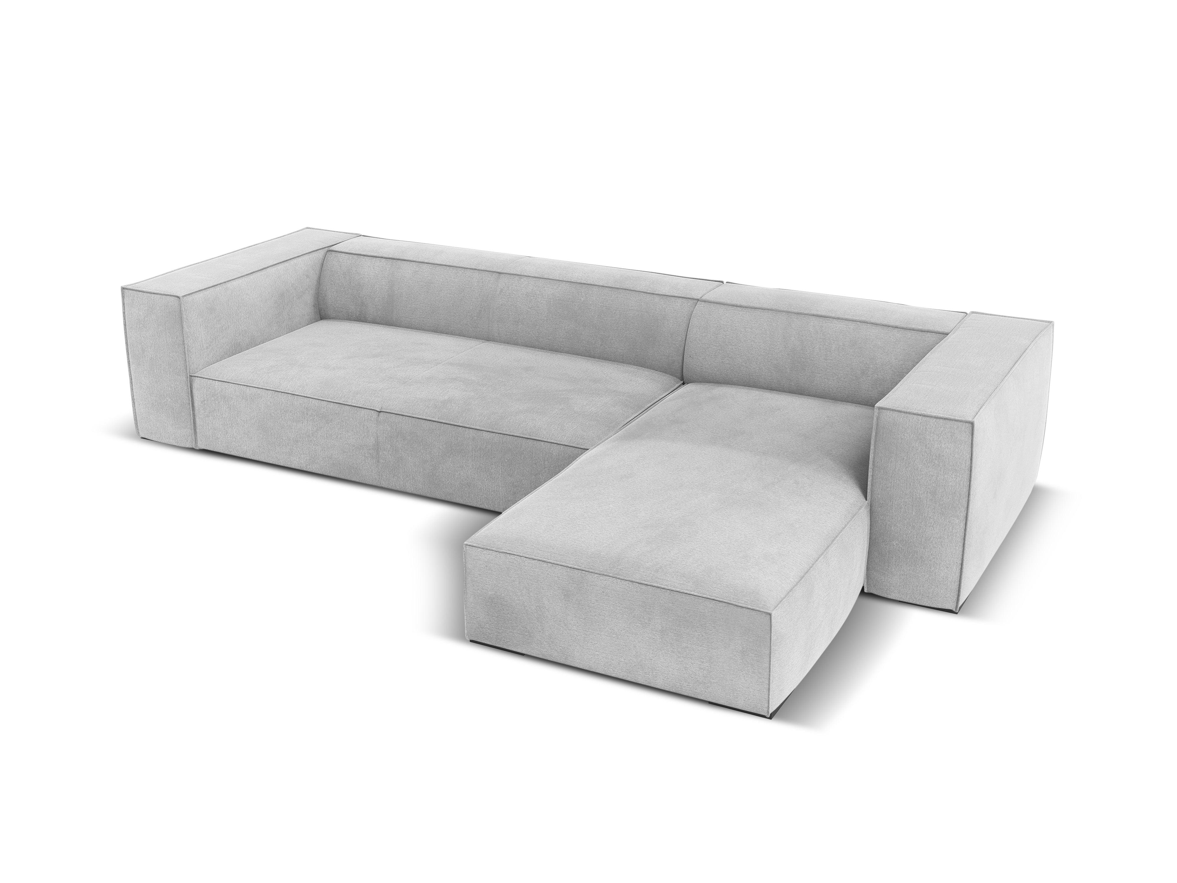 Narożnik prawostronny MADAME srebrny Windsor & Co Eye on Design