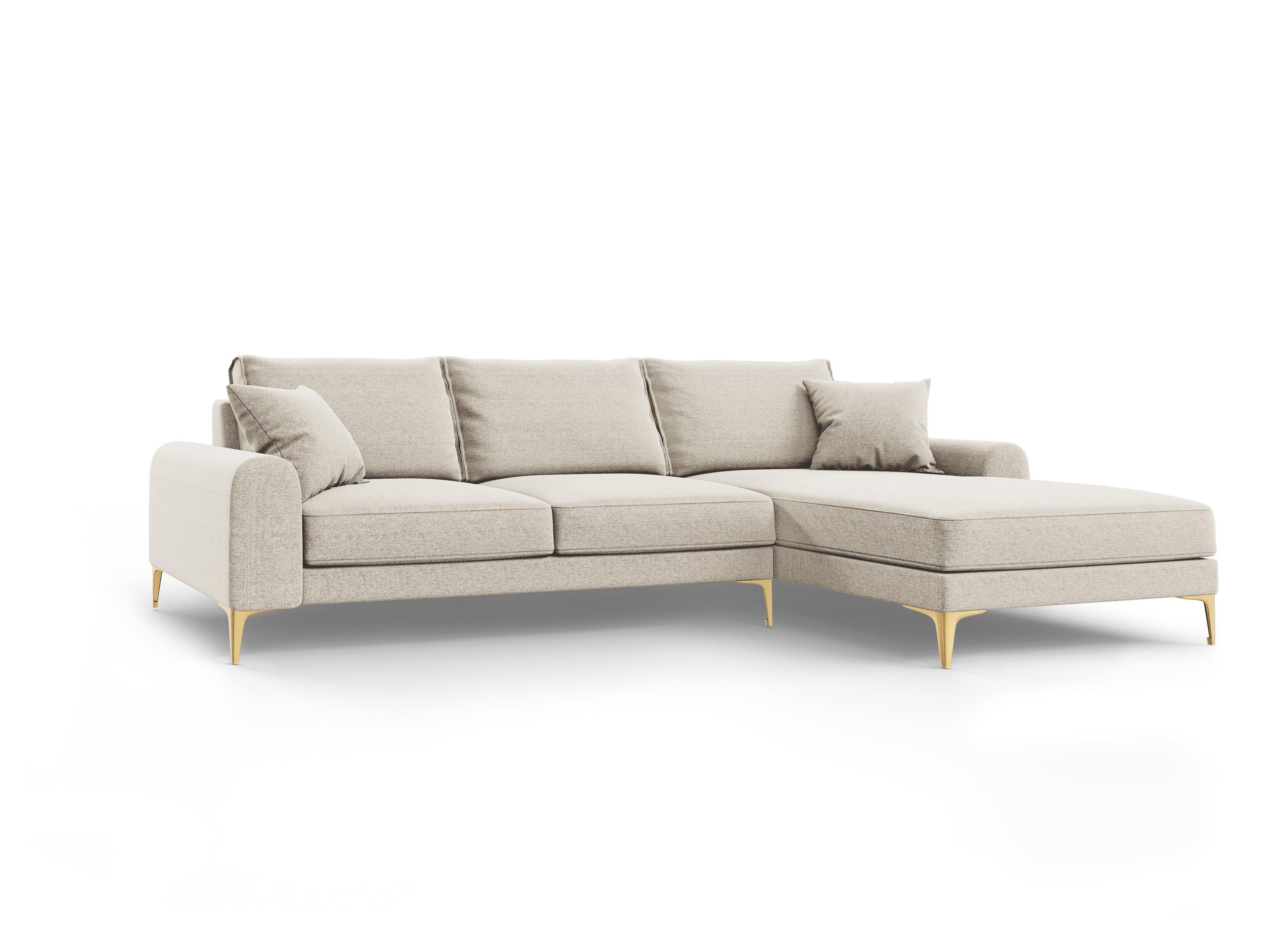 Narożnik prawostronny MADARA jasnobeżowy Mazzini Sofas Eye on Design