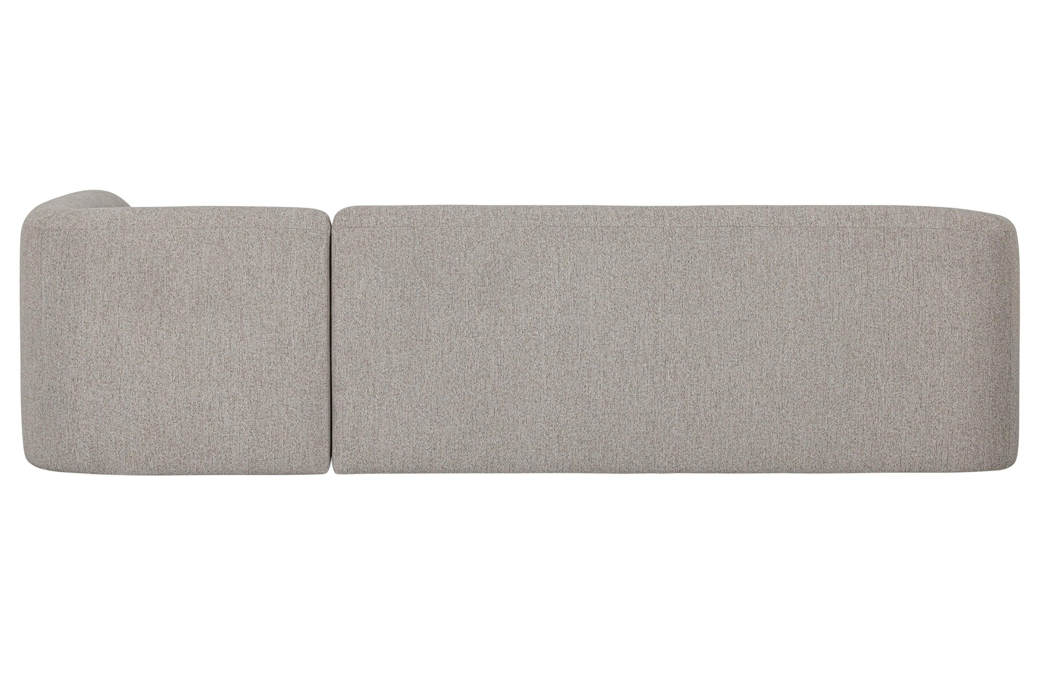 Narożnik prawostronny SLOPING melanż biały Be Pure Eye on Design