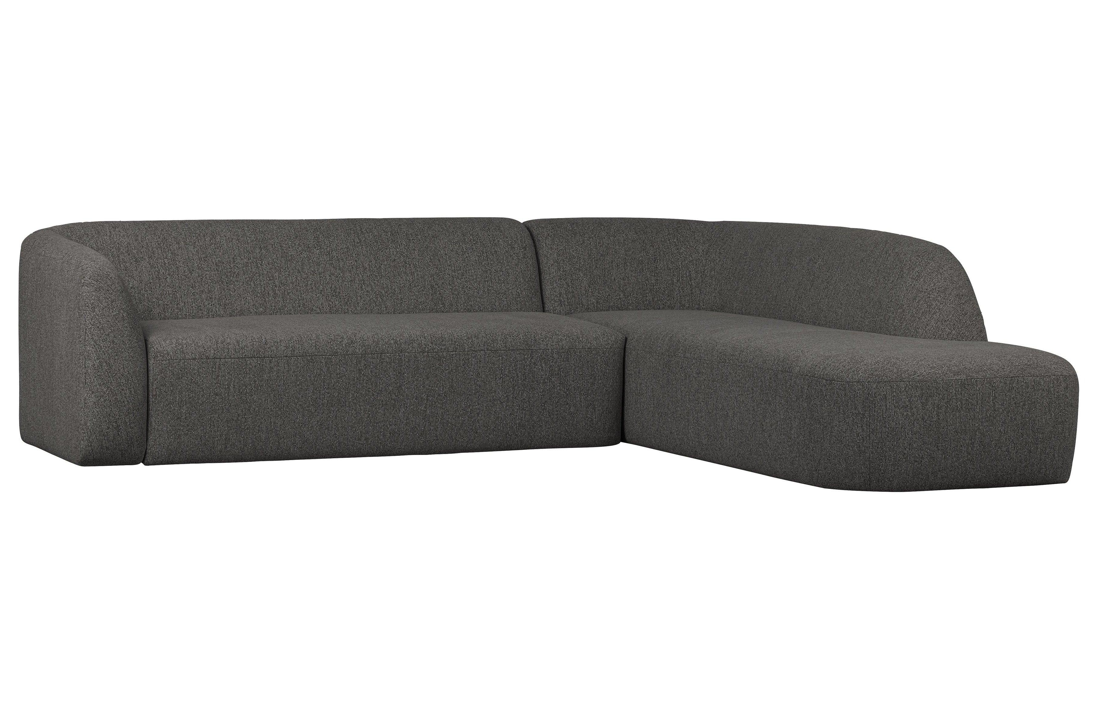 Narożnik prawostronny SLOPING melanż czarny Be Pure Eye on Design