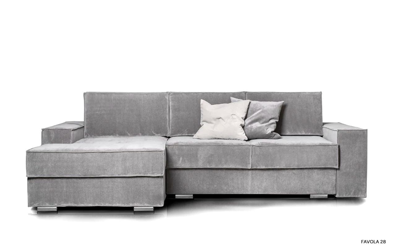 Narożnik rozkładany prawostronny TYBERIAS Rosanero Eye on Design