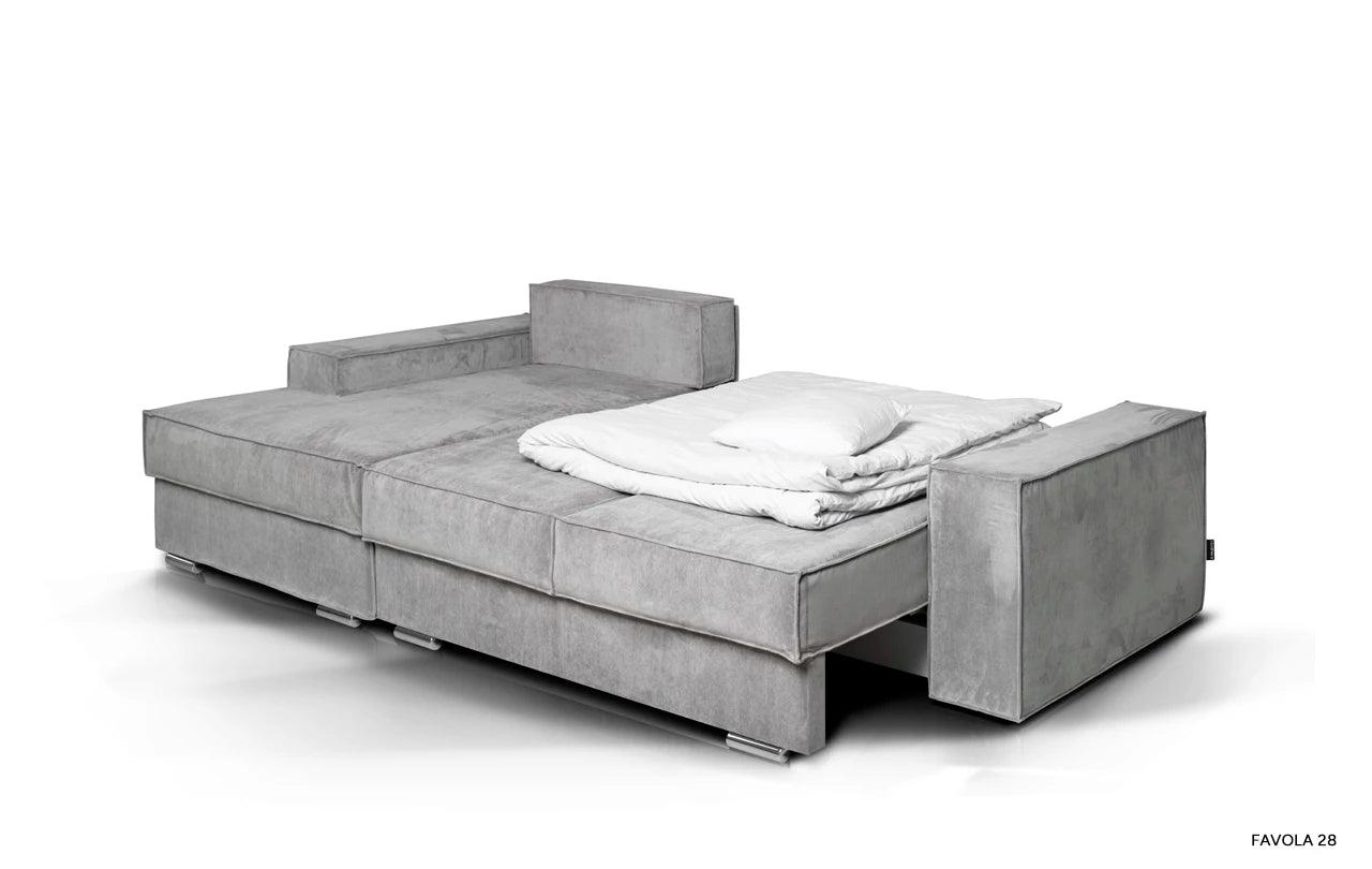 Narożnik rozkładany prawostronny TYBERIAS Rosanero Eye on Design